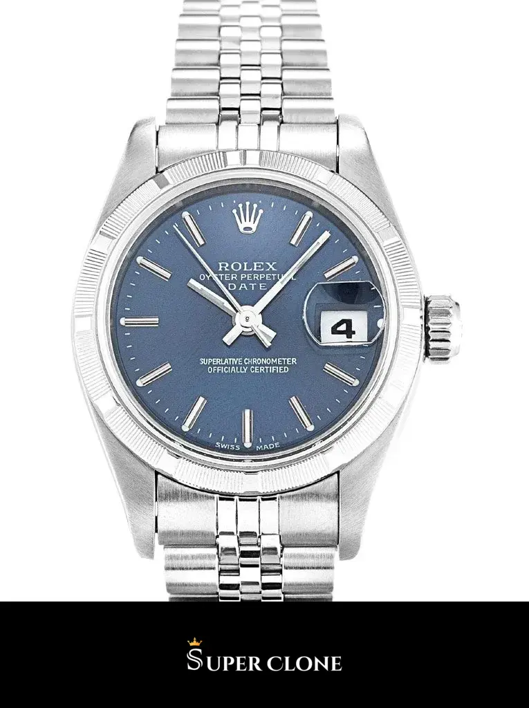 Rolex Lady-Datejust 79190 replica esfera azul, vista 2