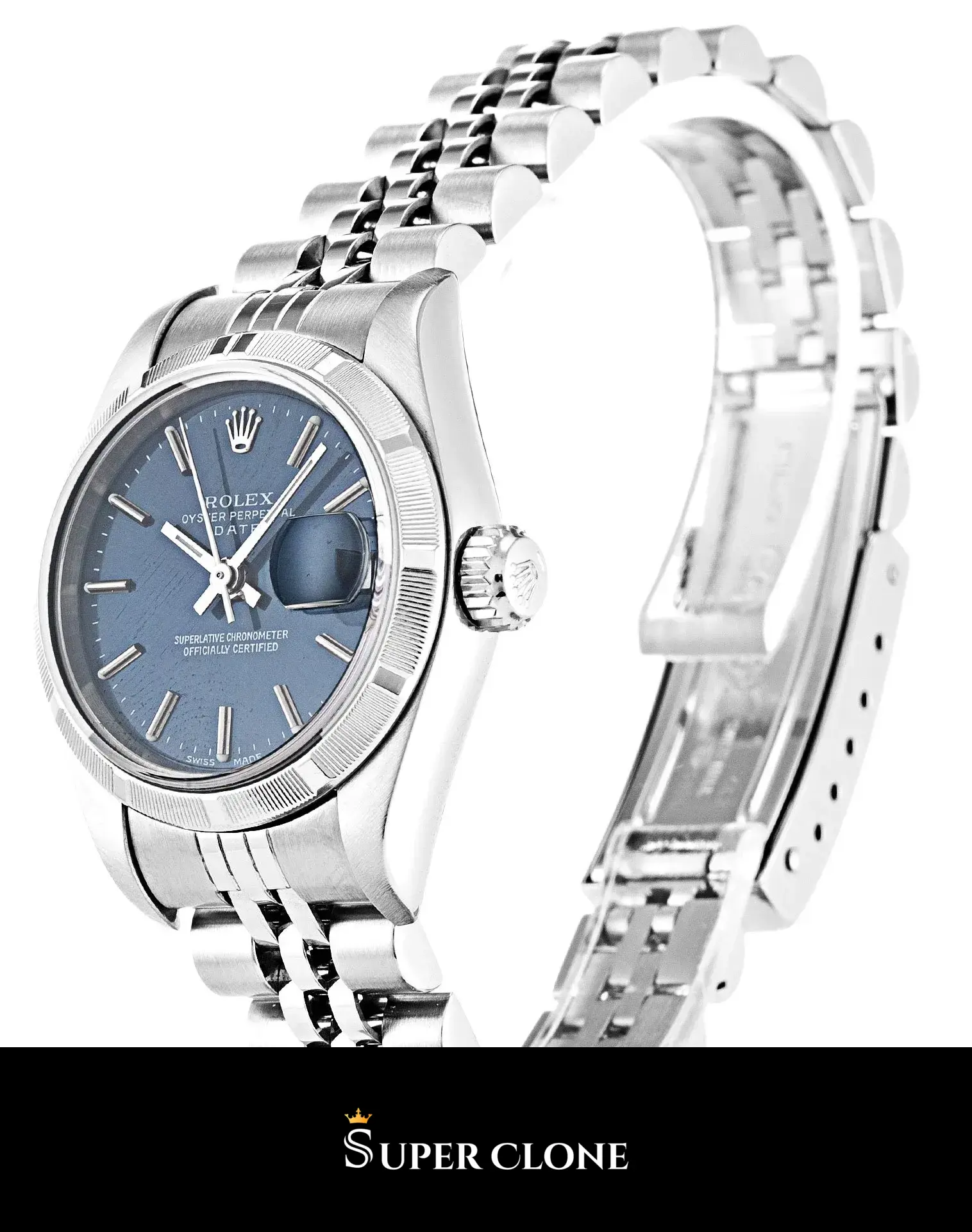 Rolex Lady-Datejust 79190 replica esfera azul, vista 3