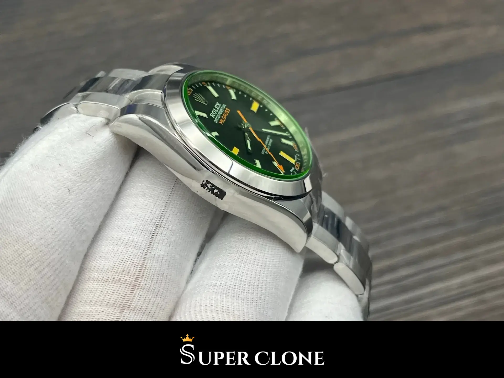 Rolex Milgauss 116400GV replica, caja de acero, vista 6