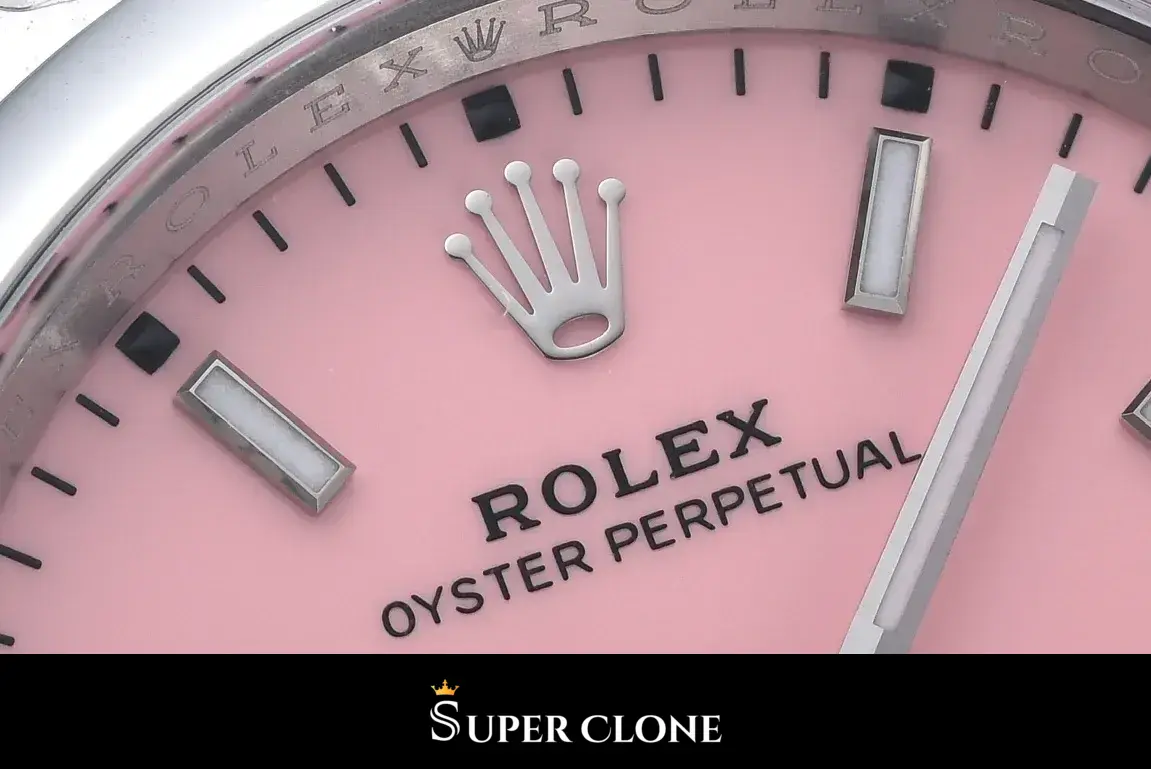 Rolex Oyster Perpetual 126000 replica, vista 12, negro
