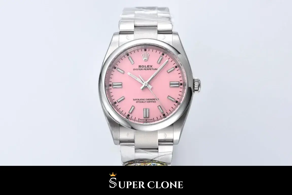 Rolex Oyster Perpetual 126000 replica, vista 16, negro