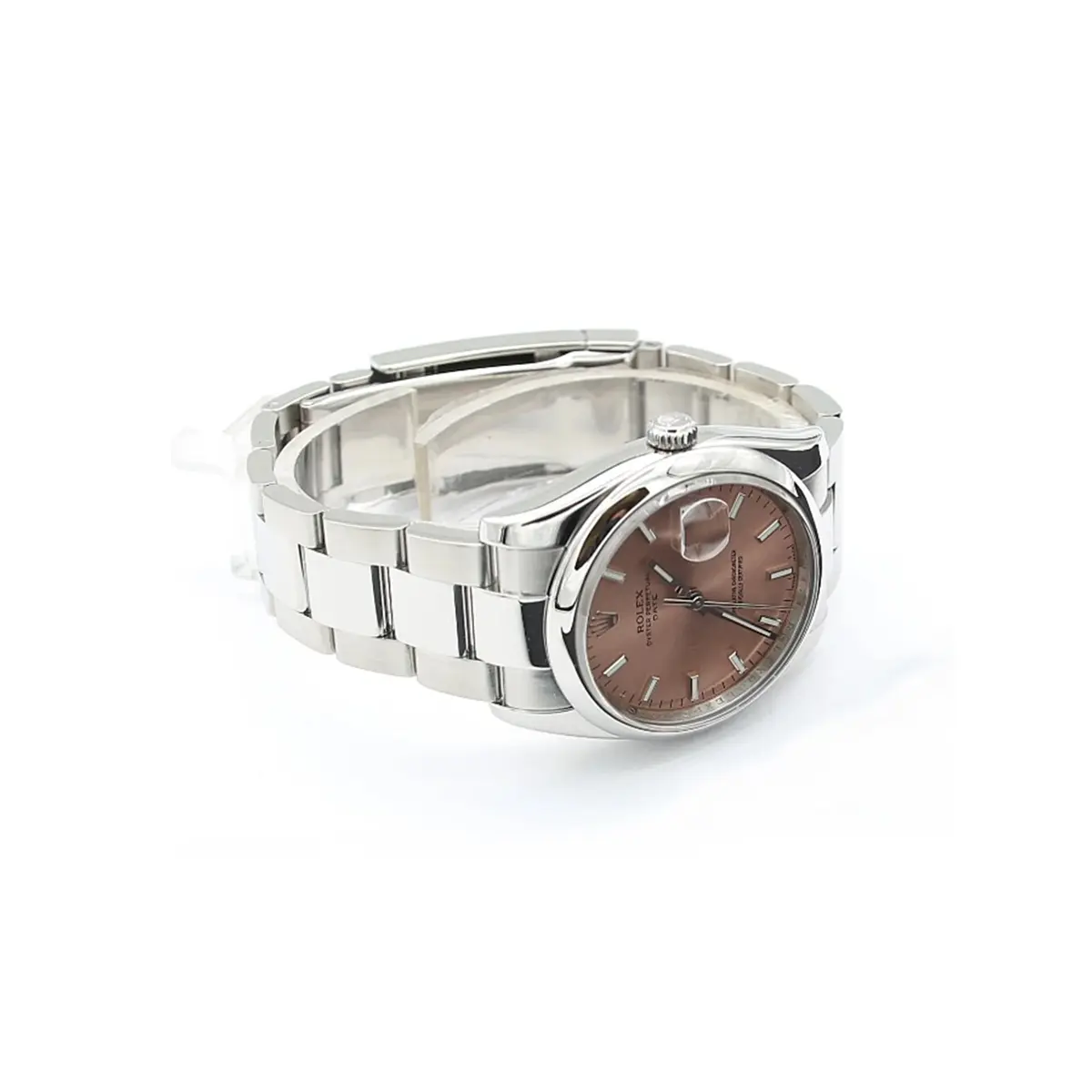 Rolex Oyster Perpetual 115200 replica, perfil lateral de la caja