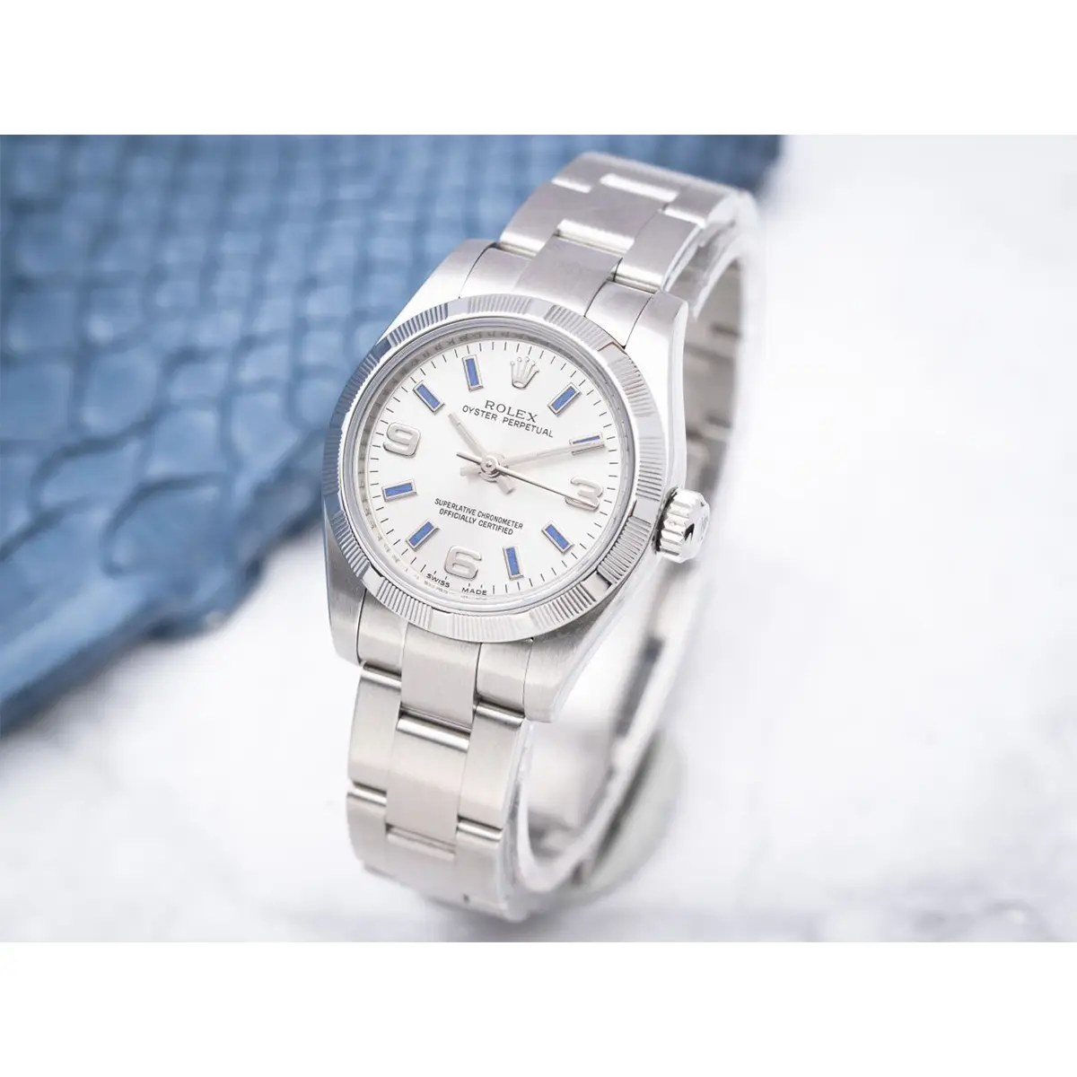 Rolex Oyster Perpetual 176210 replica, detalle del brazalete Oyster