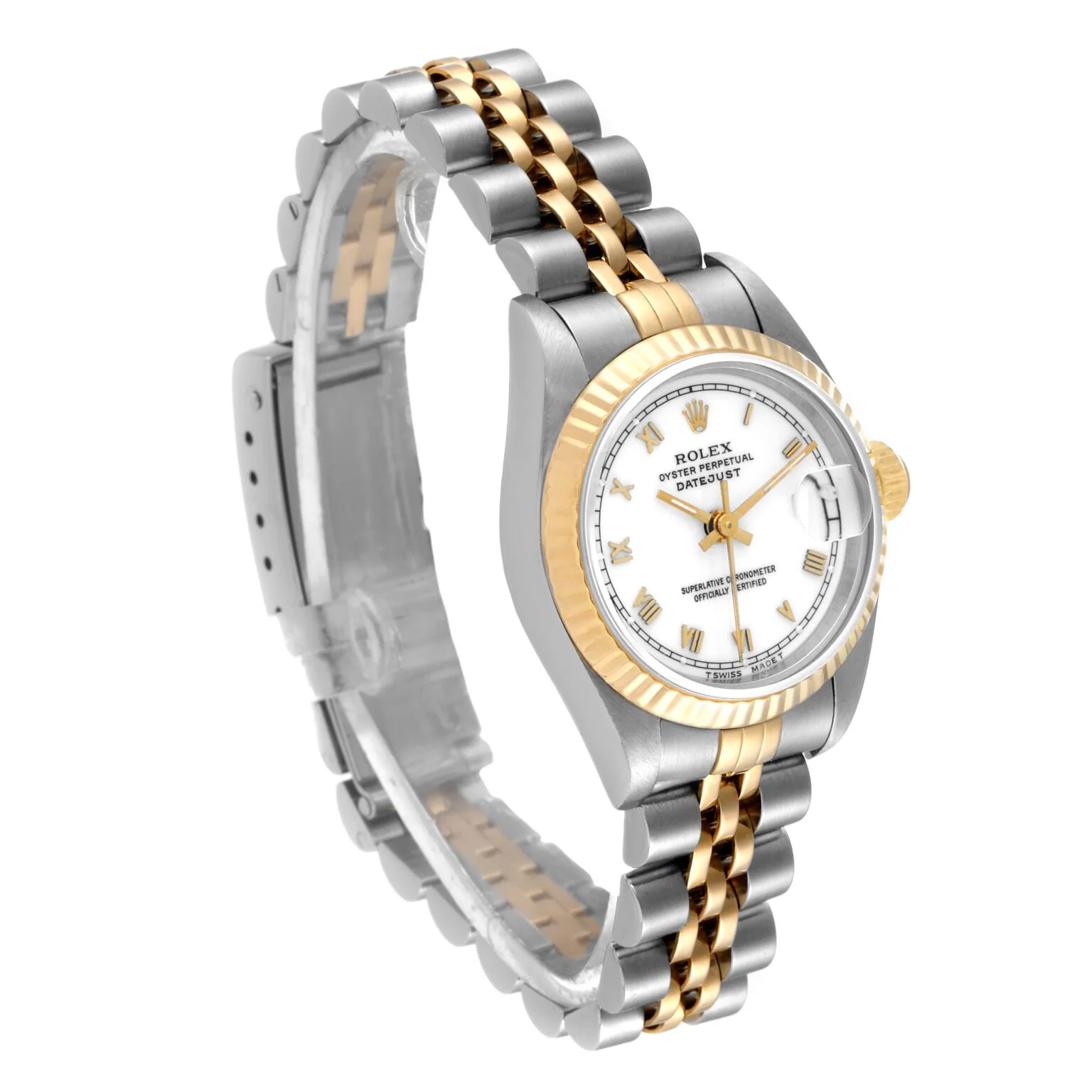 Rolex Lady-Datejust 69173 replica, perfil lateral