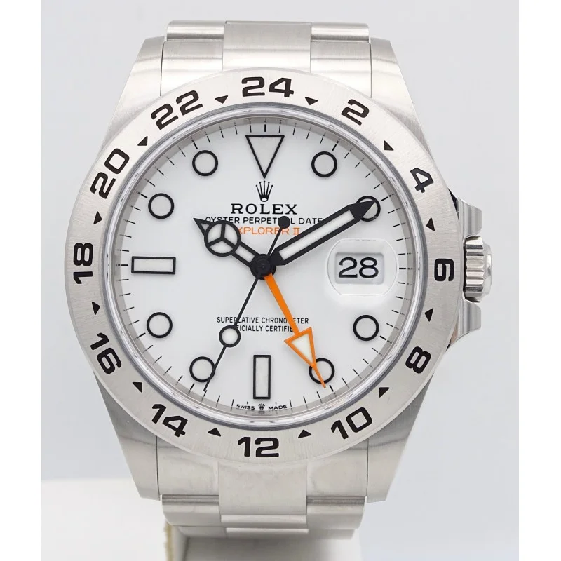 Rolex Explorer II 226570 replica 42mm, foto en la muñeca