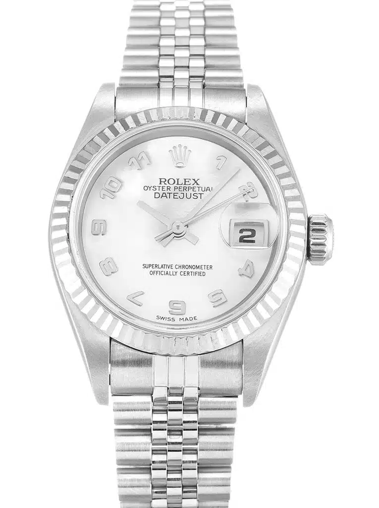 Lady-Datejust 79174 miyota replica 26mm, primer plano de la esfera