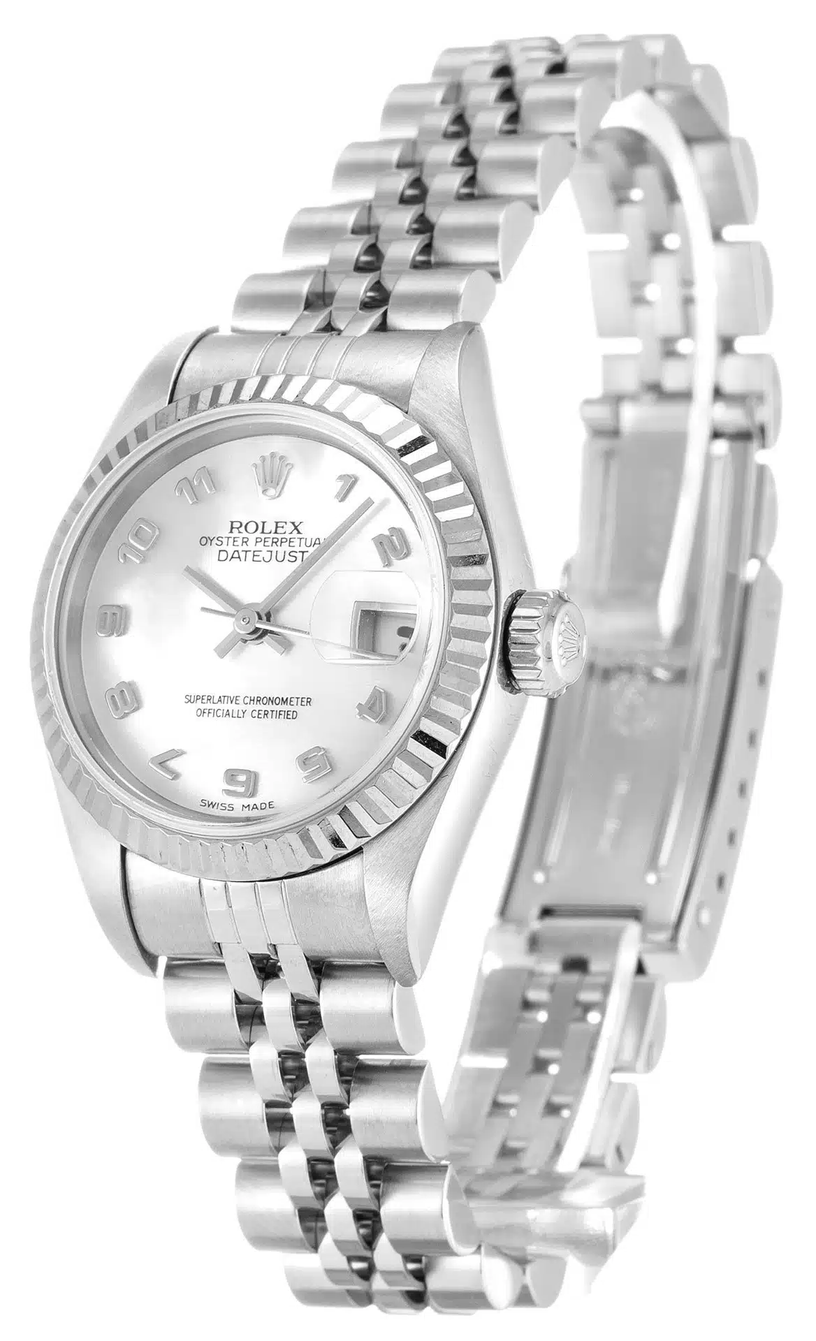 Rolex Lady-Datejust 79174 replica, perfil lateral