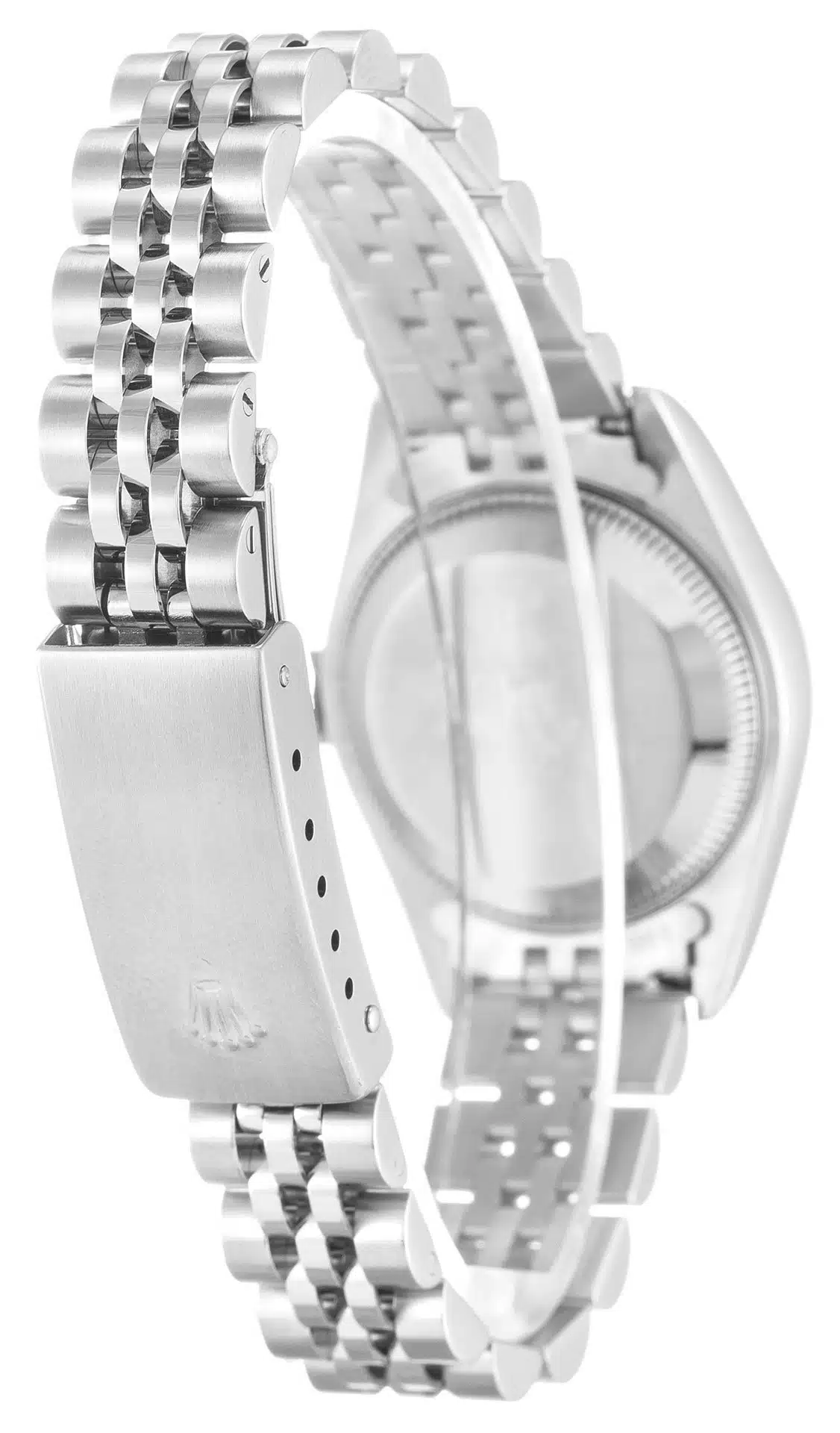 Lady-Datejust 79174 replica esfera blanca, detalle del fondo de caja