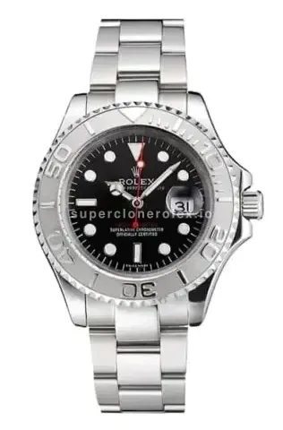 Yacht-Master 116622 réplica automática japonesa esfera negro — vista frontal