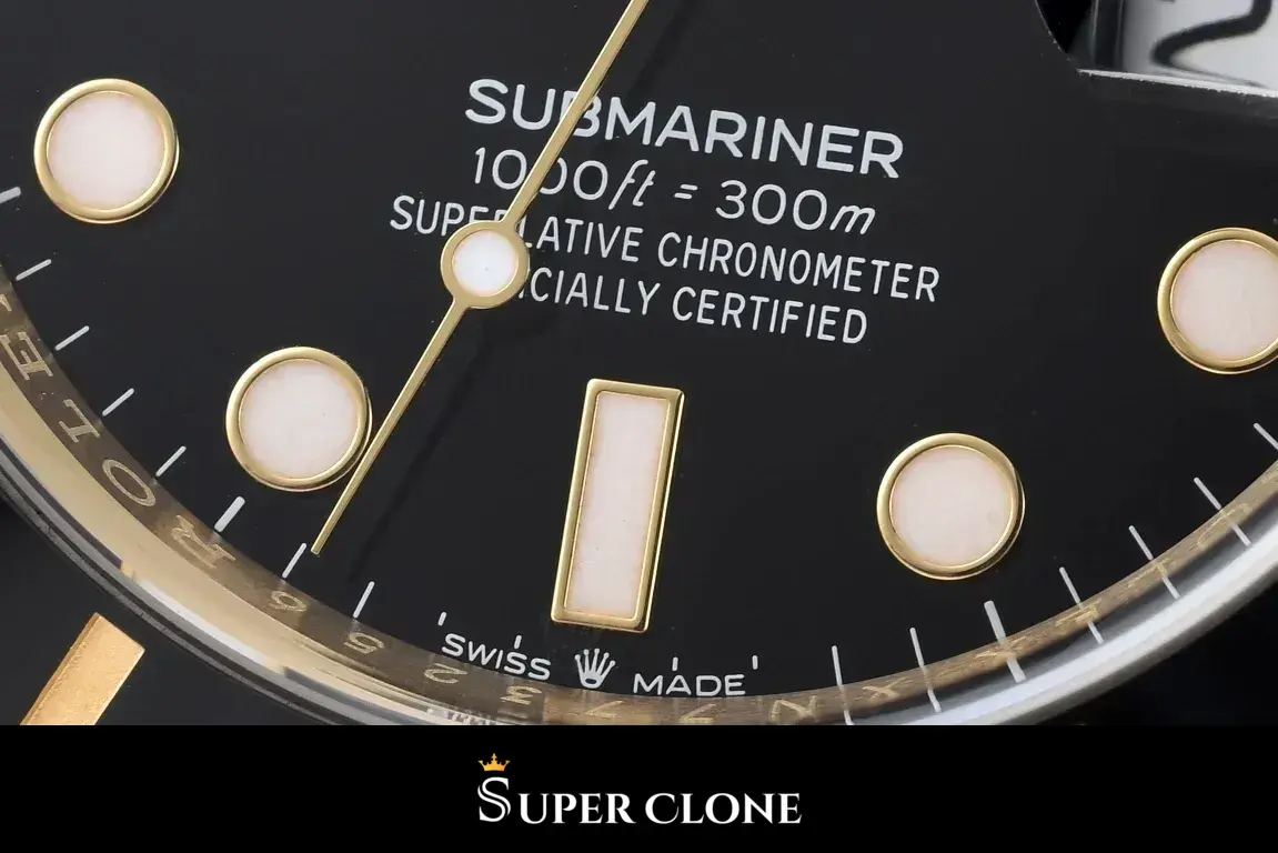 Rolex Submariner 126618LN, ventana de fecha, Cyclops sobre la fecha a las 3