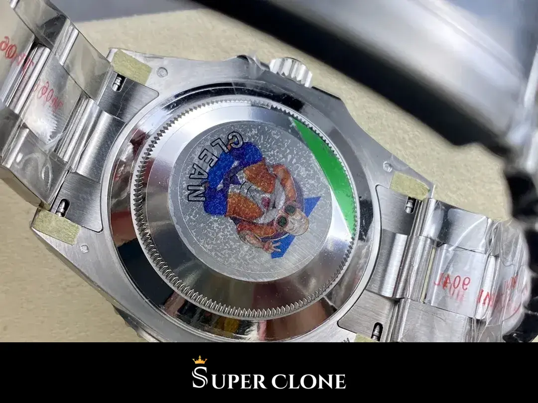 Rolex Submariner Cookie Monster 126619LB replica Miyota, detalle del brazalete, Oyster de acero