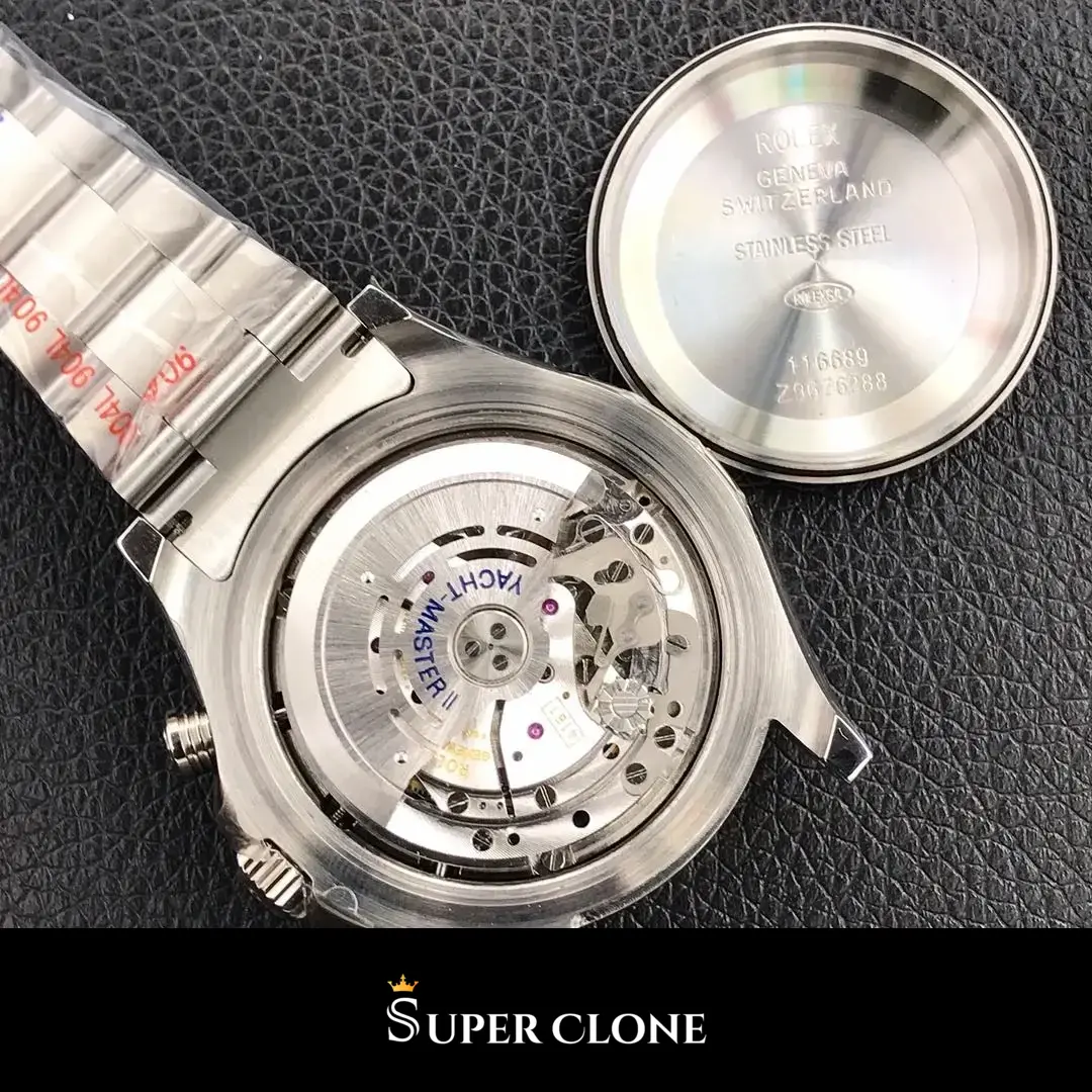 Rolex Yacht-Master II 116680 replica esfera blanca - vista 9