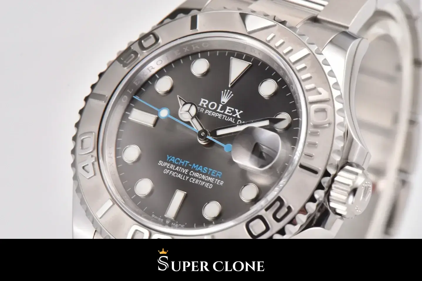 Rolex Yacht-Master 126622 replica, esfera rodio - vista 10