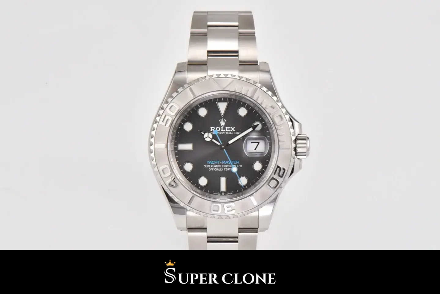 Rolex Yacht-Master 126622 replica, esfera rodio - vista 6