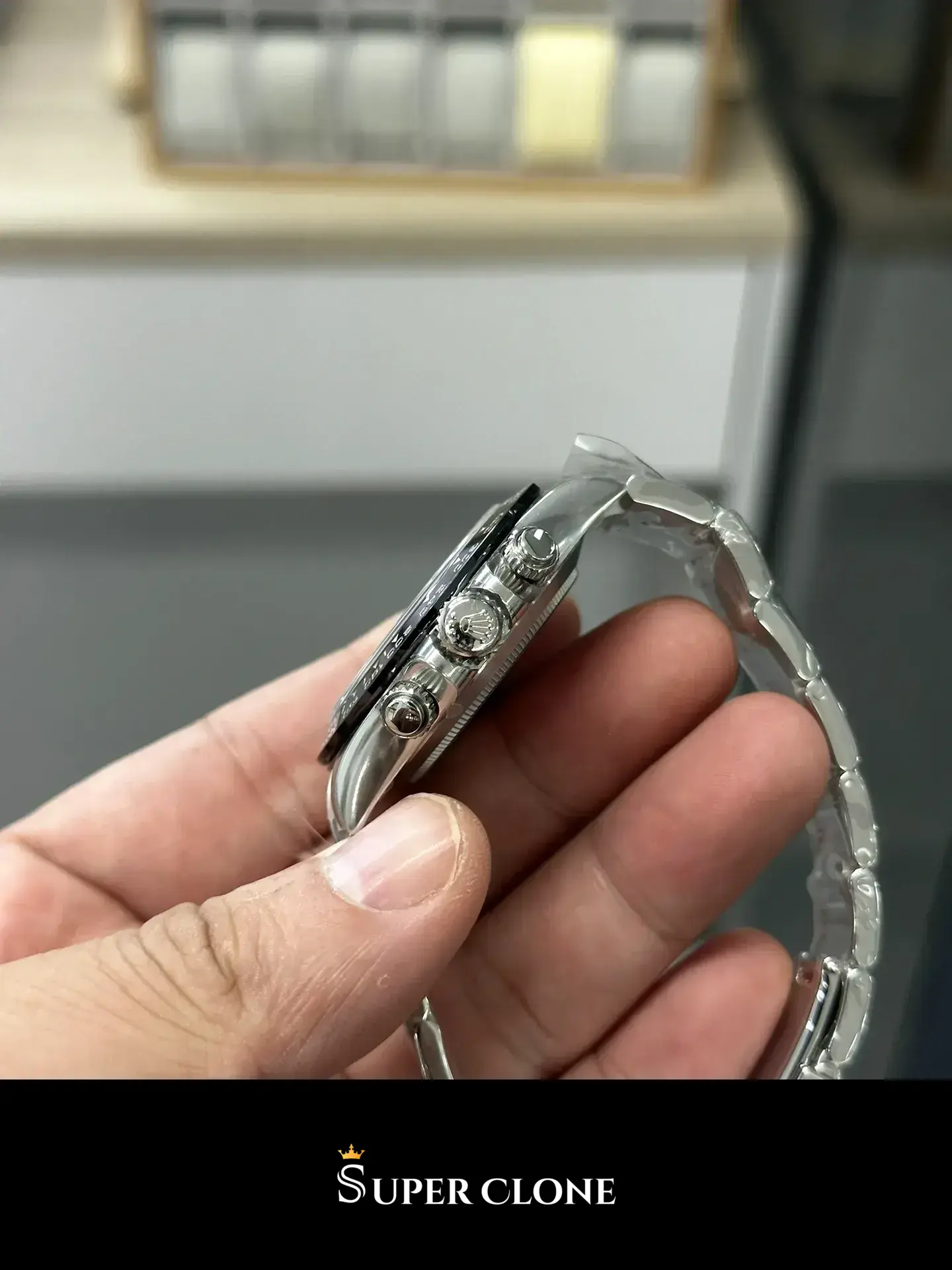 Rolex Daytona 116500LN replica, brazalete Oyster de acero