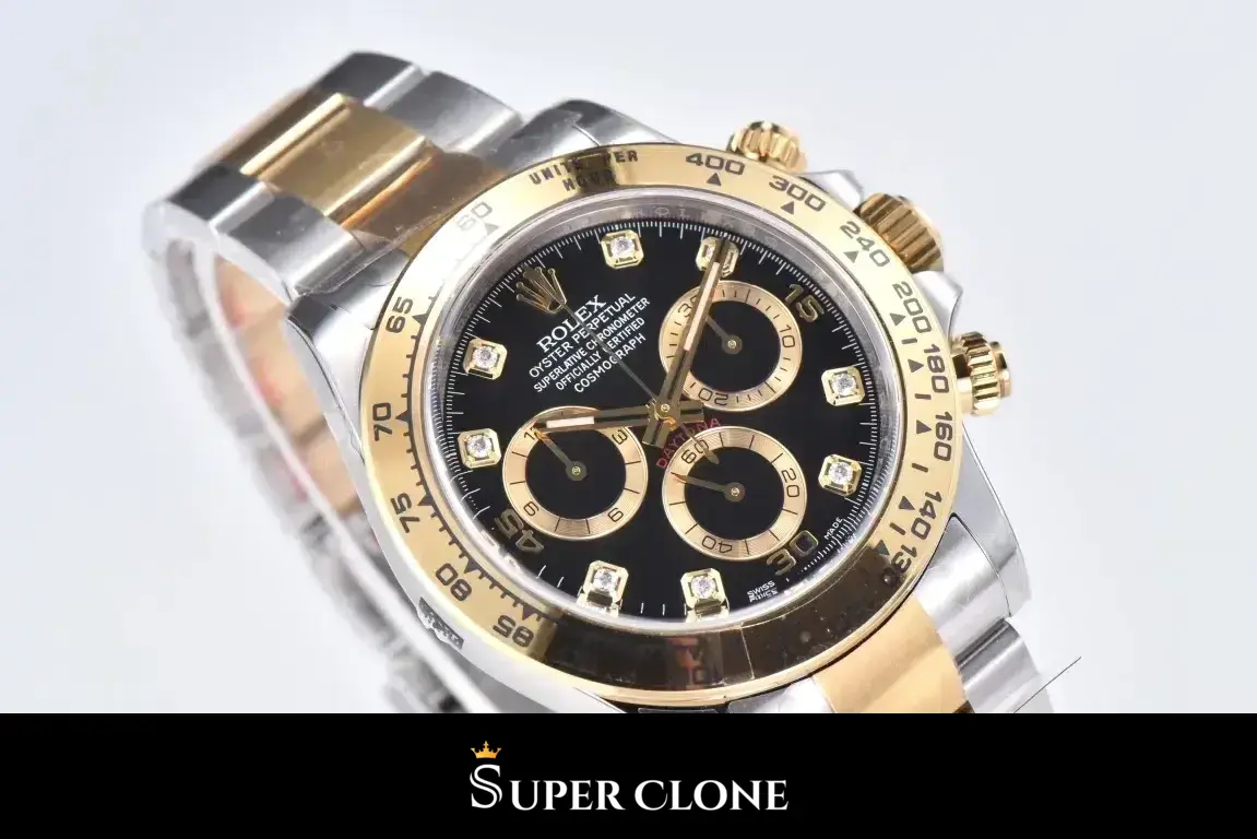 Rolex Daytona 116503 replica, perfil lateral de la caja