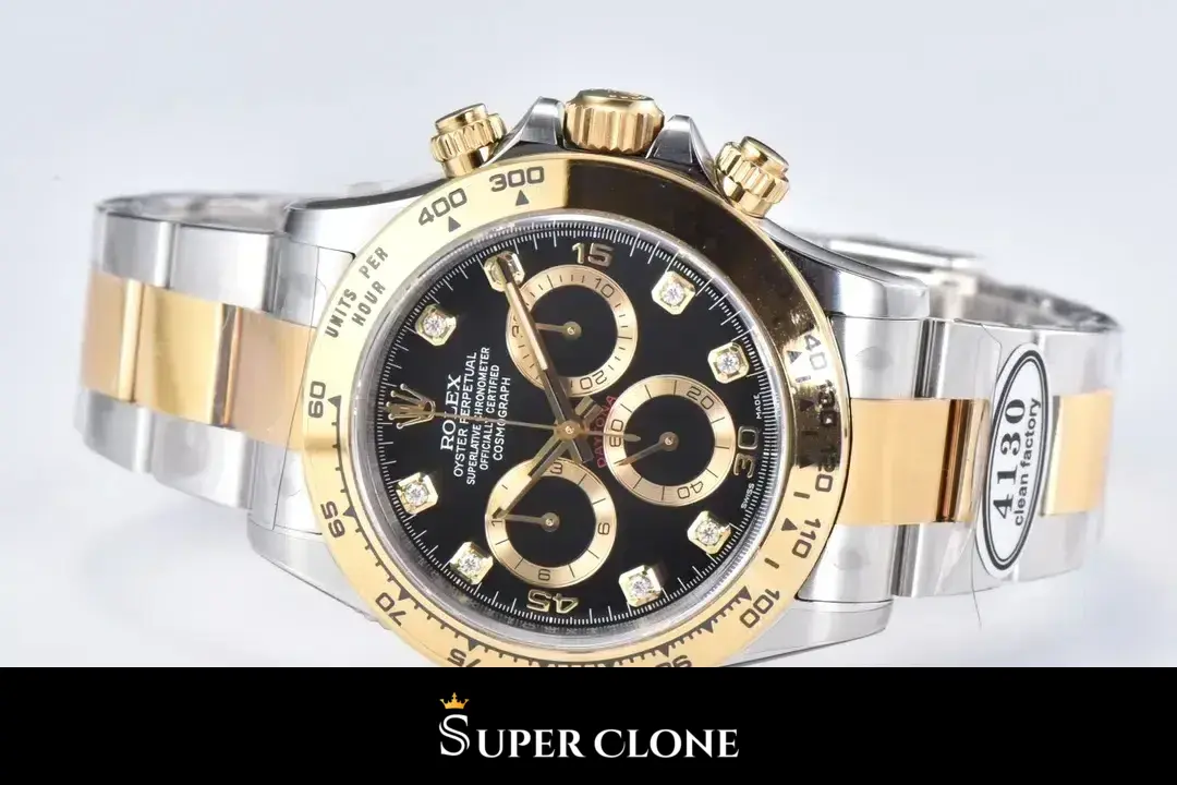 Rolex Daytona 116503 replica, detalle del fondo de caja