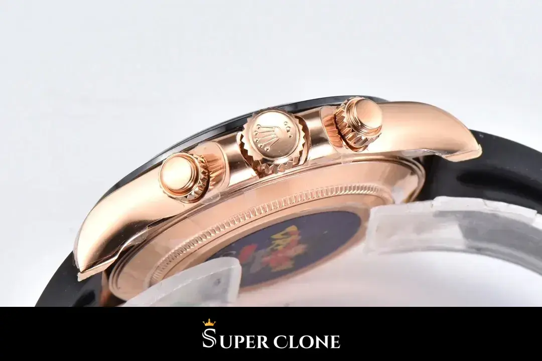 Rolex Daytona 116515LN replica esfera chocolate - subesferas del cronógrafo