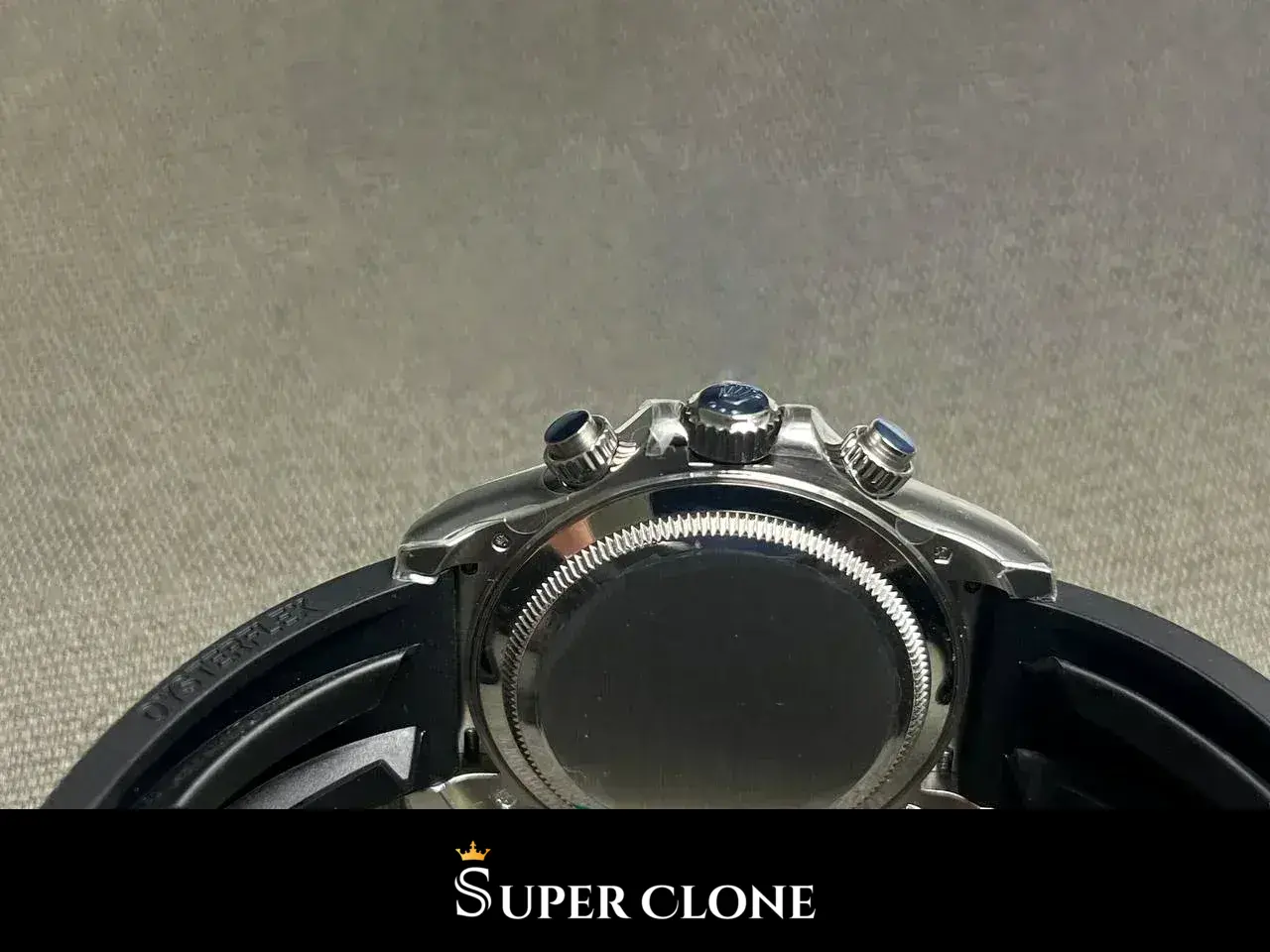 Rolex Daytona 126519LN replica meteorito y negro, vista 3