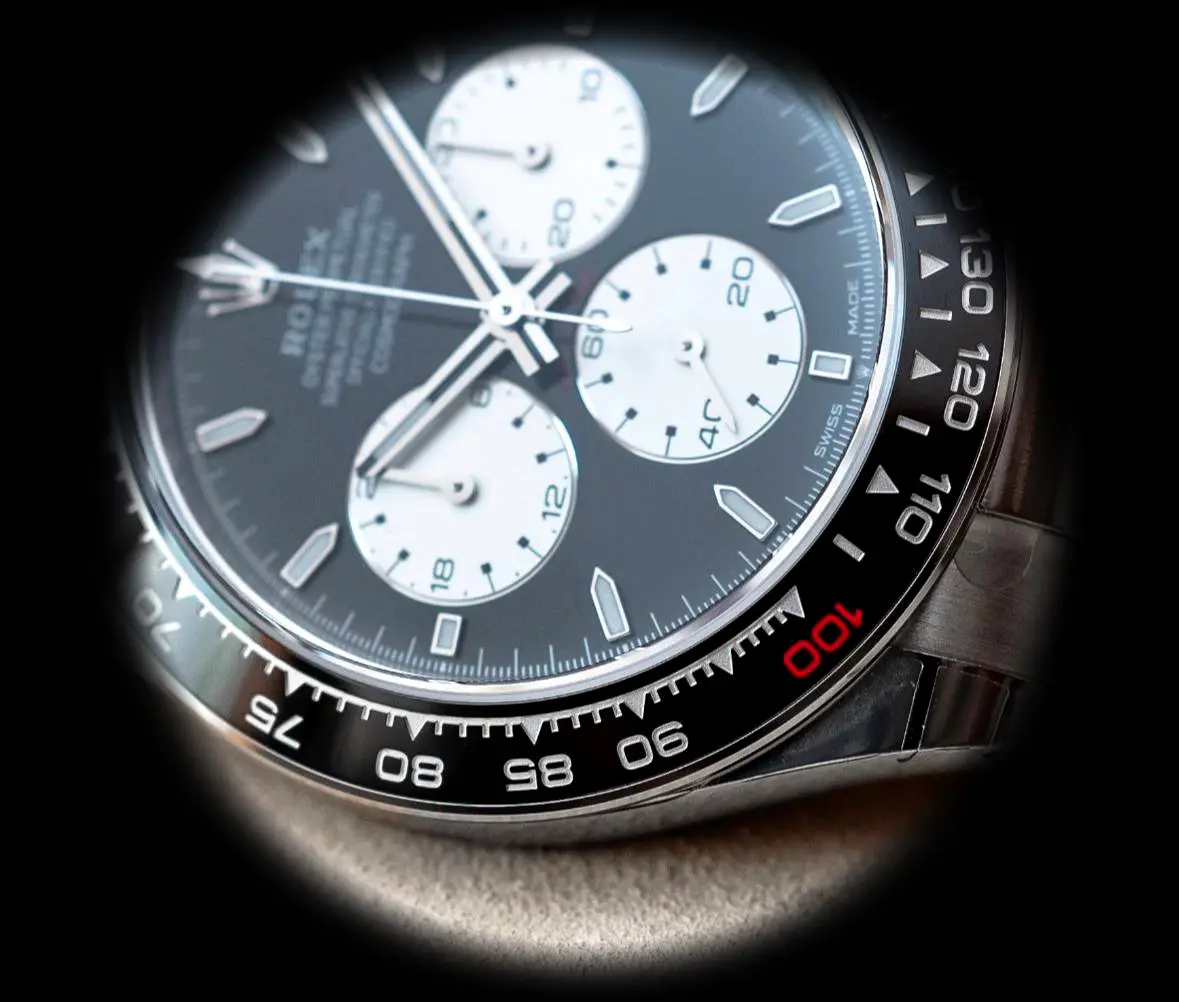 Daytona 126529LN Le Mans clon suizo, detalle del brazalete Oyster
