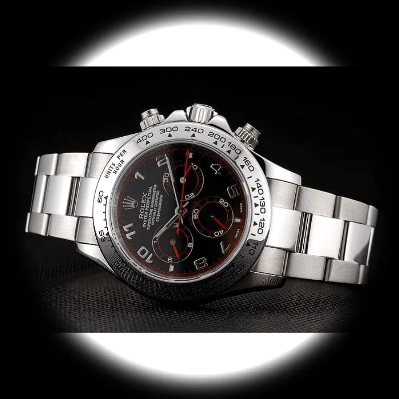 Rolex Daytona 80296 super clon de 39 mm, foto en la muñeca