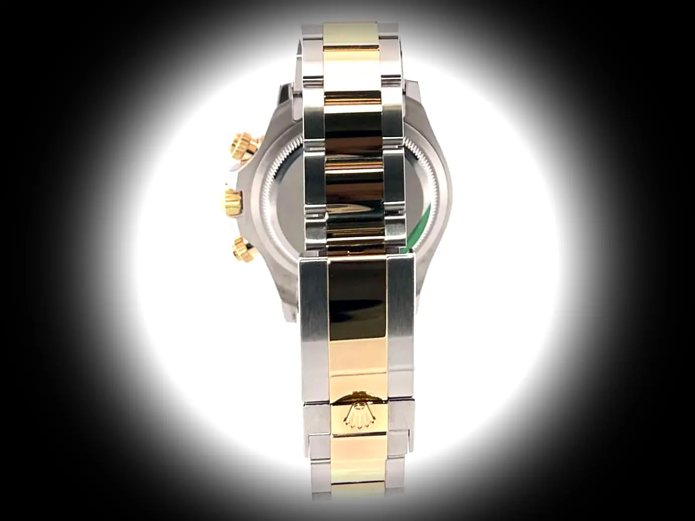 Rolex Daytona 126503 super clon 40mm, detalle de corona y caja