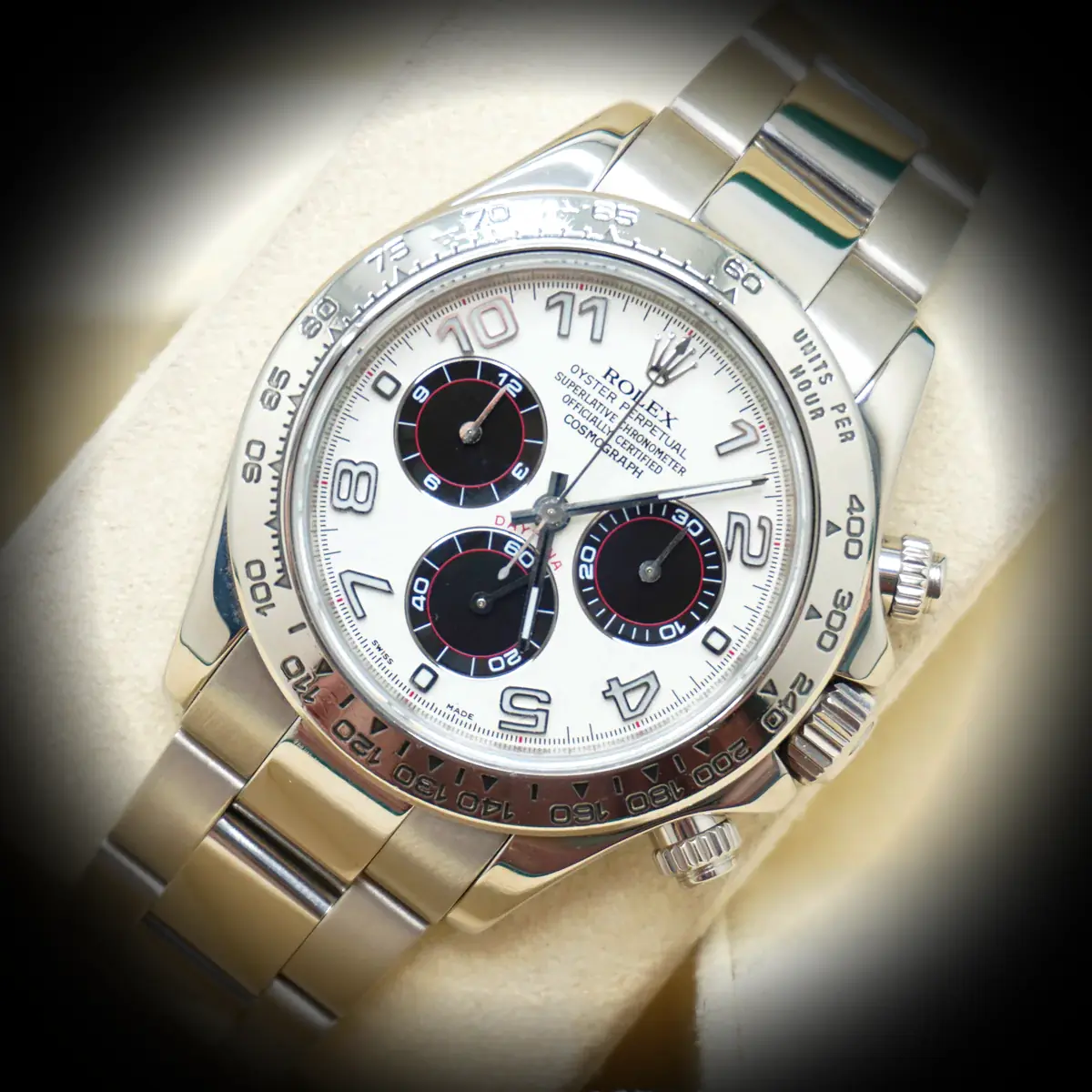 Rolex Daytona 116509 super clon, perfil lateral