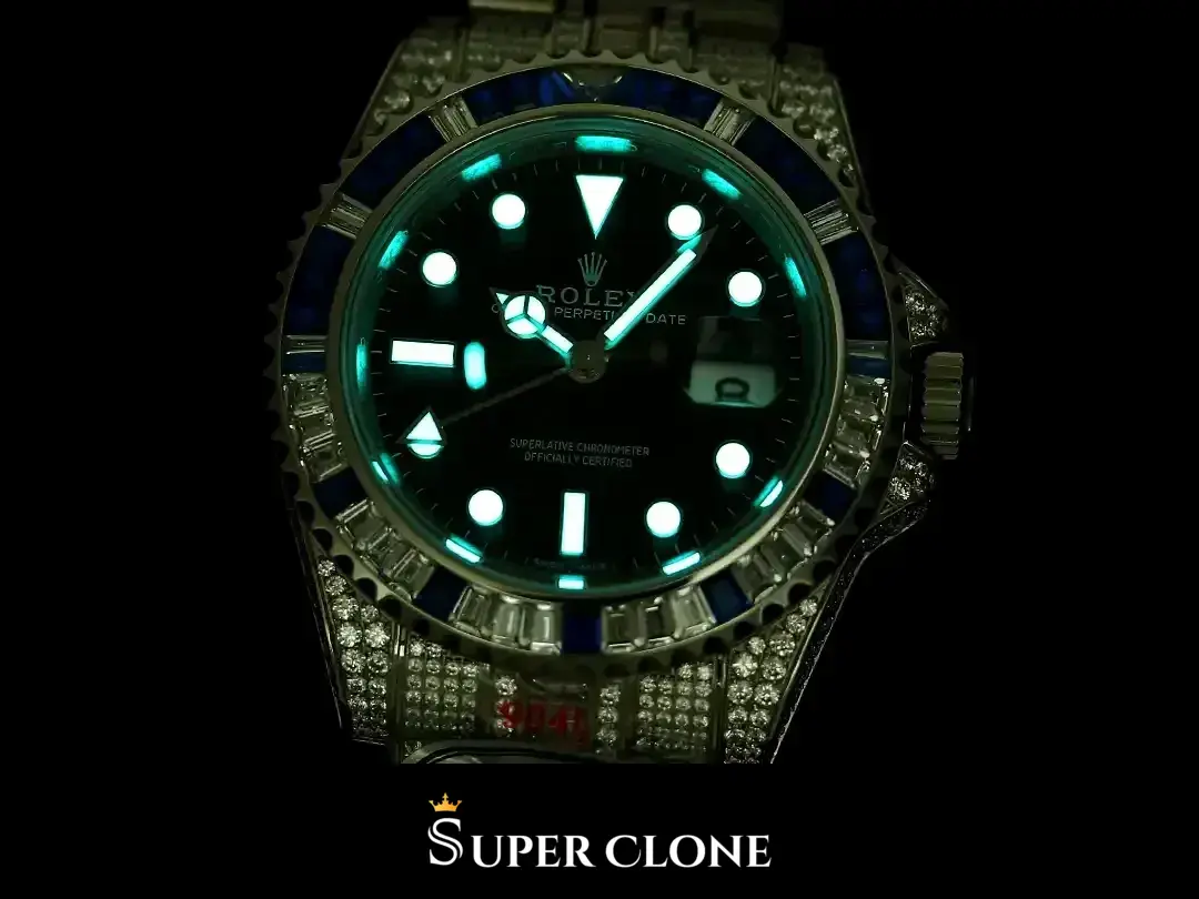 Rolex GMT-Master 116710BLNR replica, detalle del brazalete Jubilee