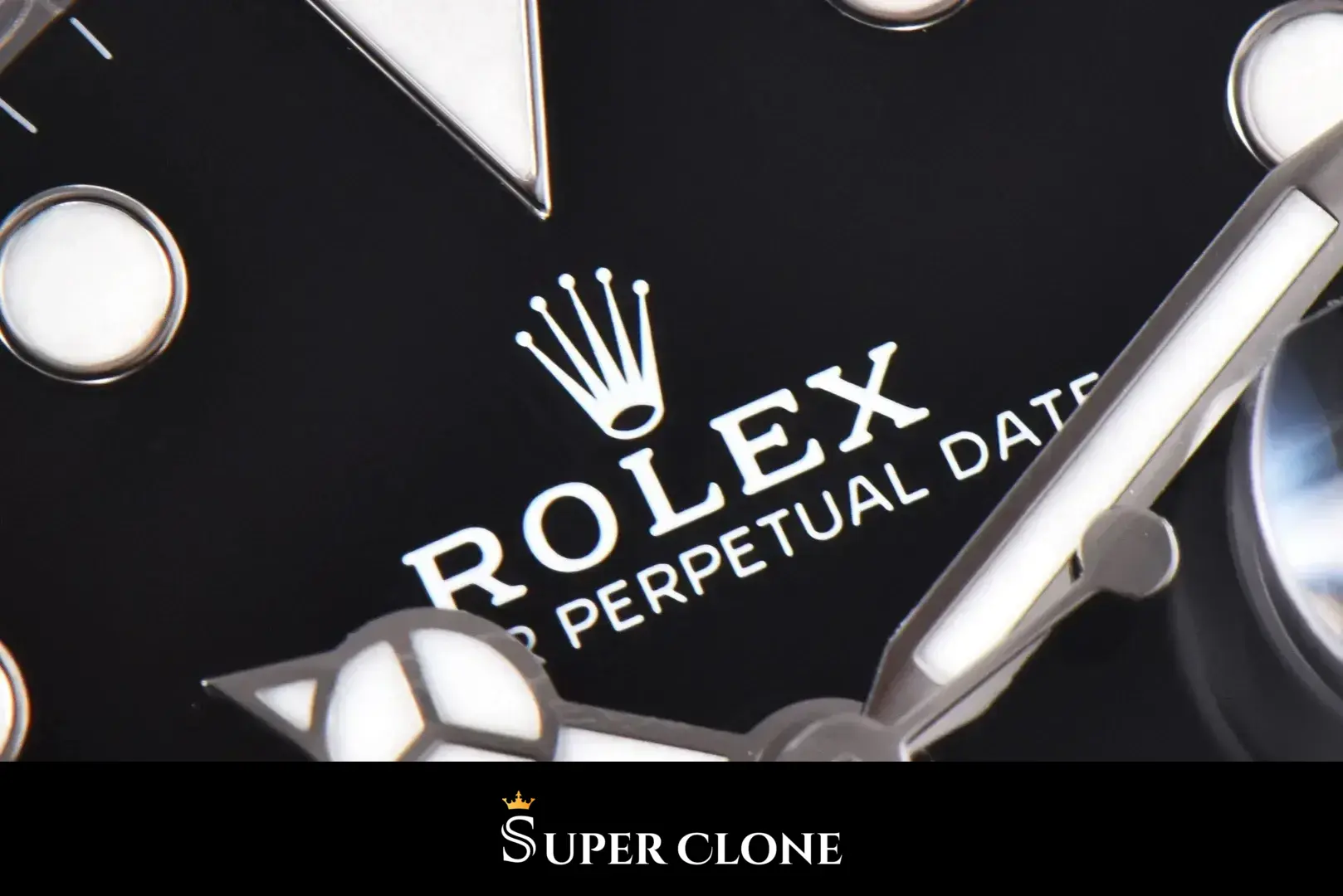 Rolex GMT-Master 116710LN replica, esfera negra, vista 7