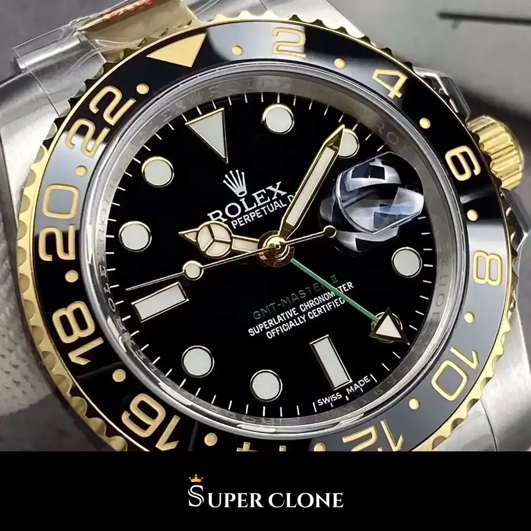 GMT-Master 126710BLRO replica negra - vista 5