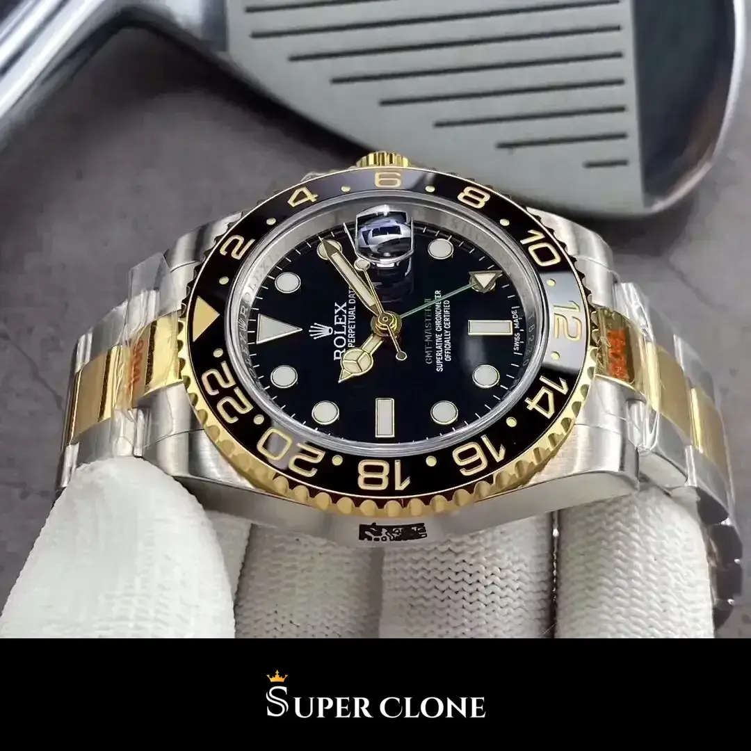 GMT-Master 126710BLRO replica negra - vista 6