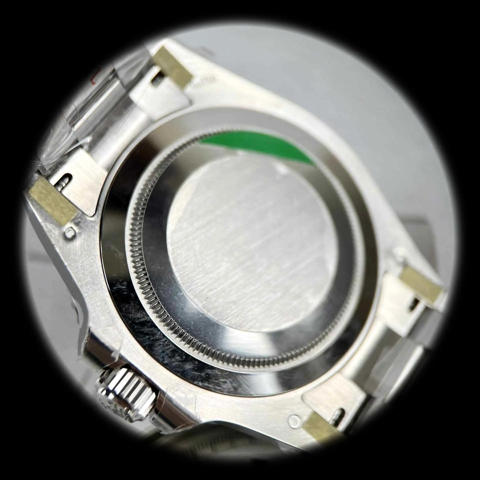 Rolex GMT-Master II 126719BLRO super clon suizo, vista en angulo, esfera meteorito