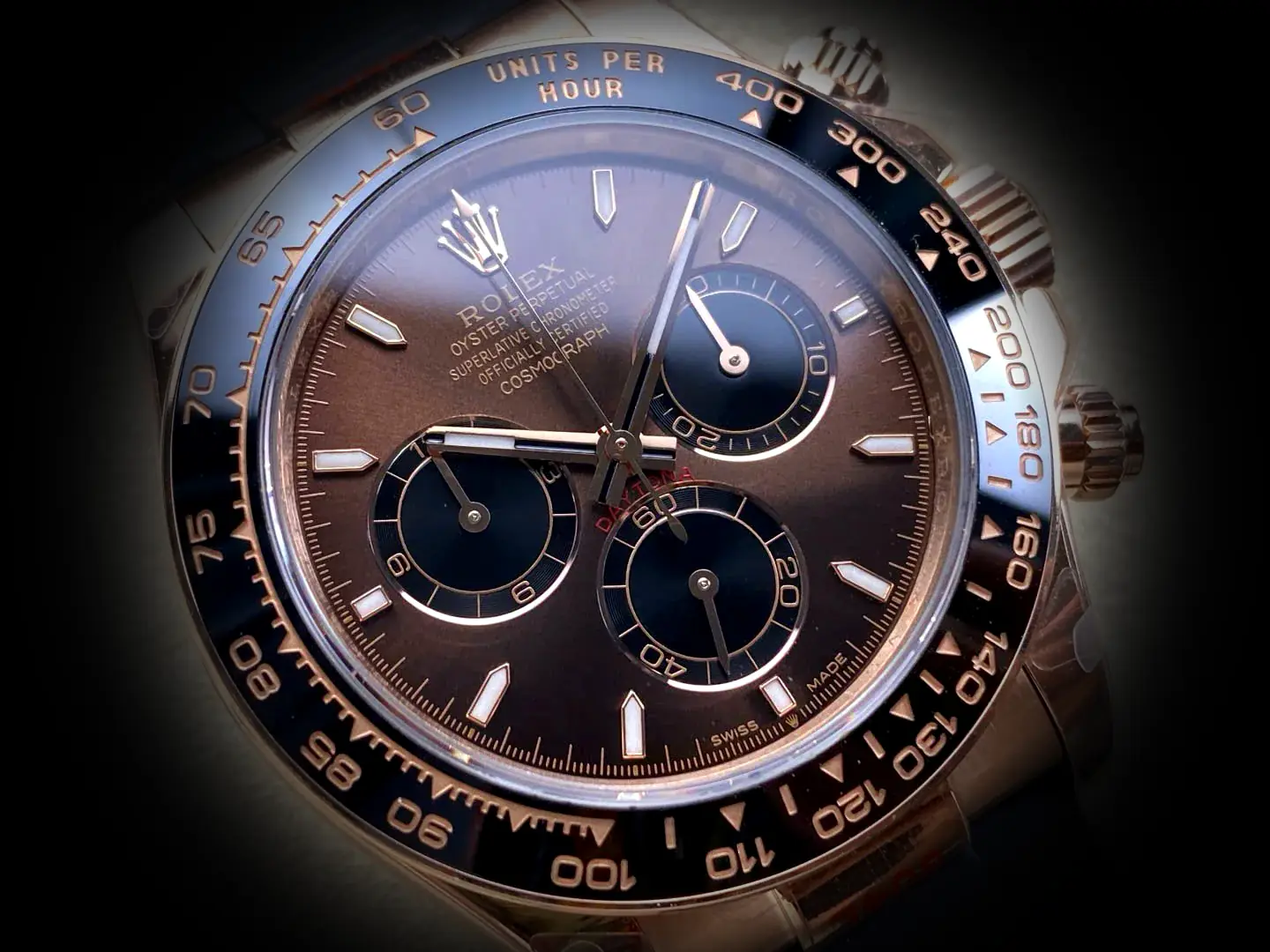 Rolex Daytona 126515LN super clon, perfil lateral
