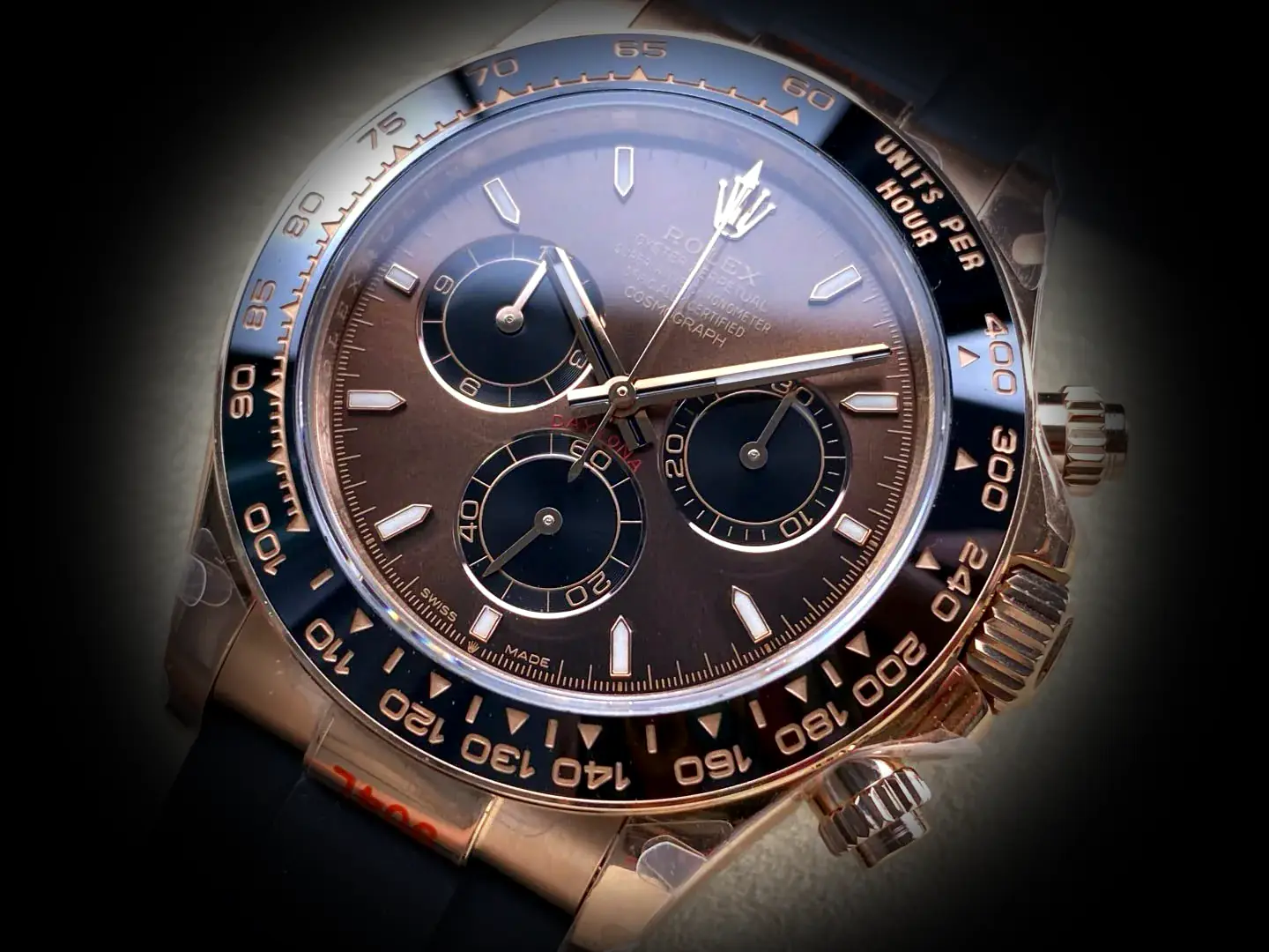 Rolex Daytona 126515LN super clon 40mm, en la muñeca