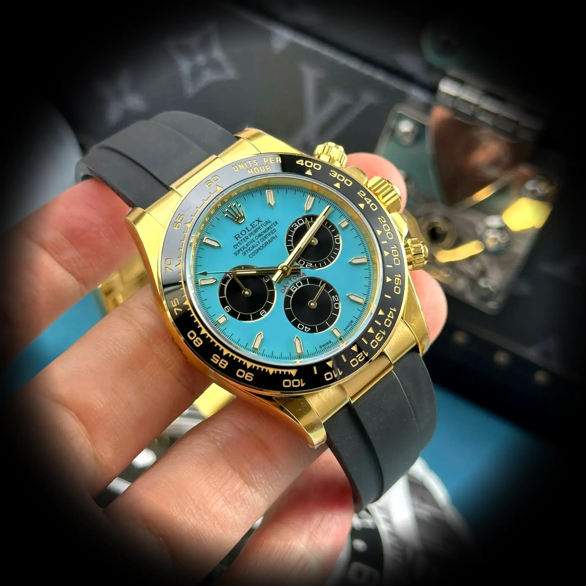 Rolex Daytona 126518LN eta clon 40mm, foto en la muñeca