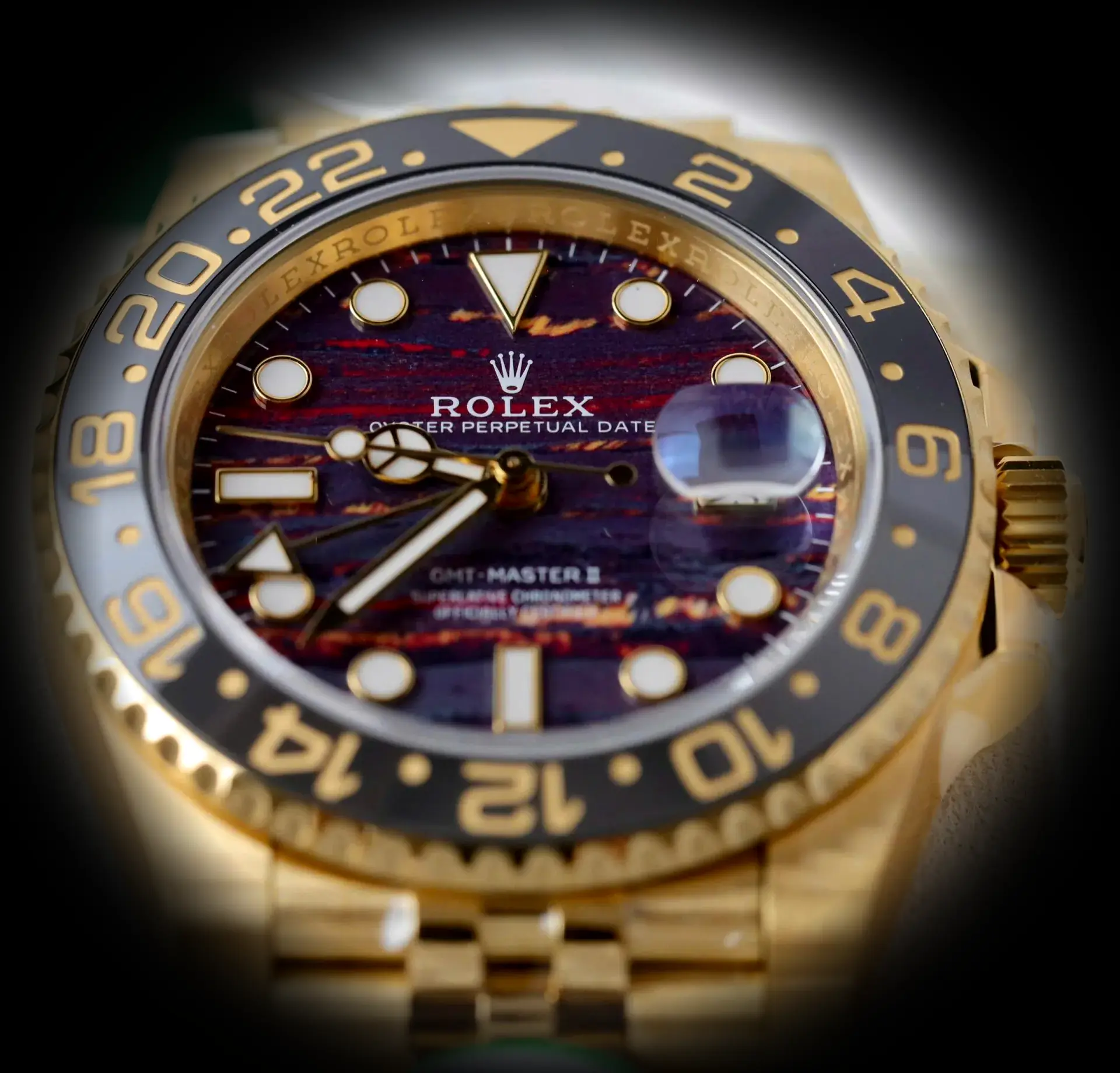 Rolex GMT-Master II 126718GRNR super clon 40mm, foto en la muñeca