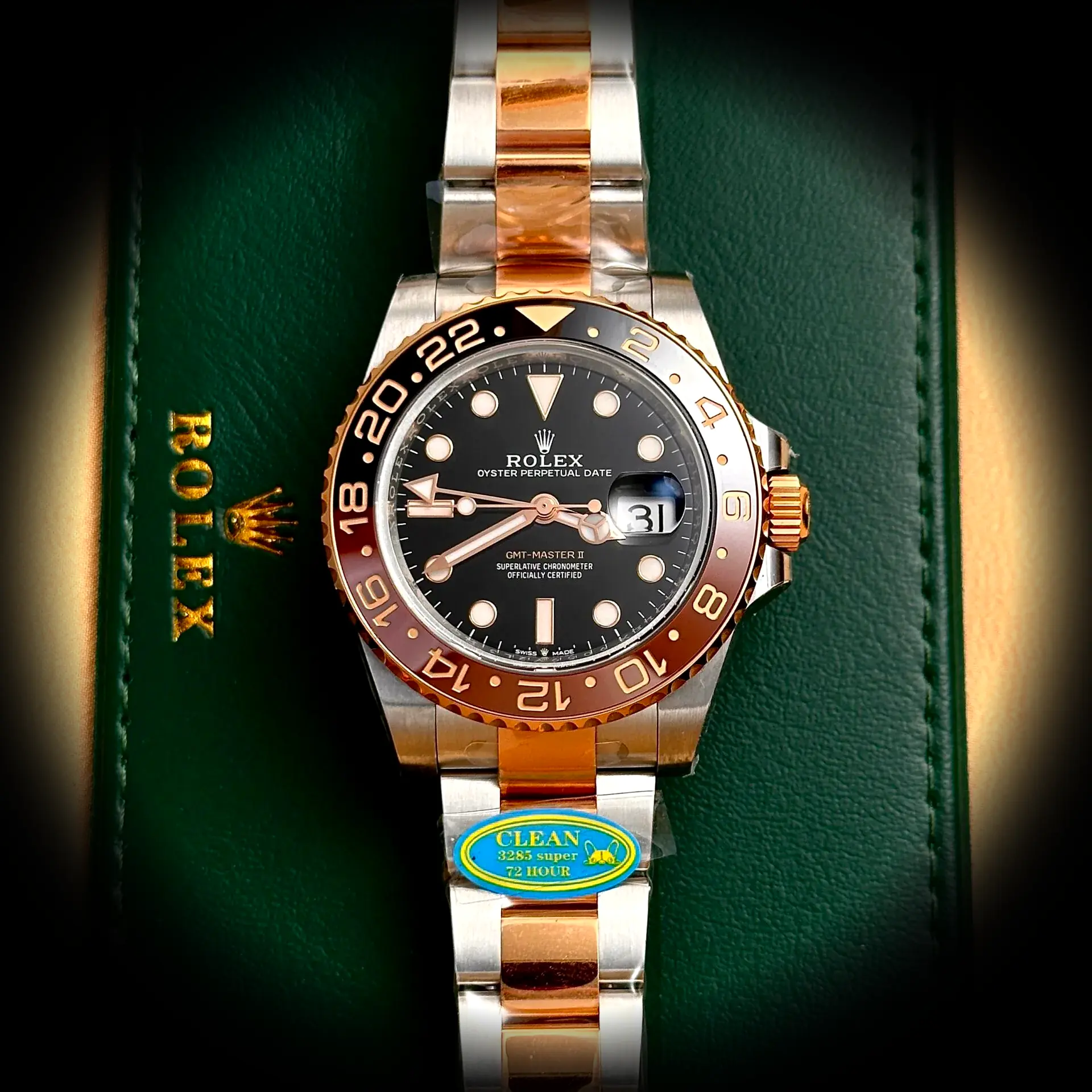 Rolex GMT-Master 126711CHNR super clon, perfil lateral