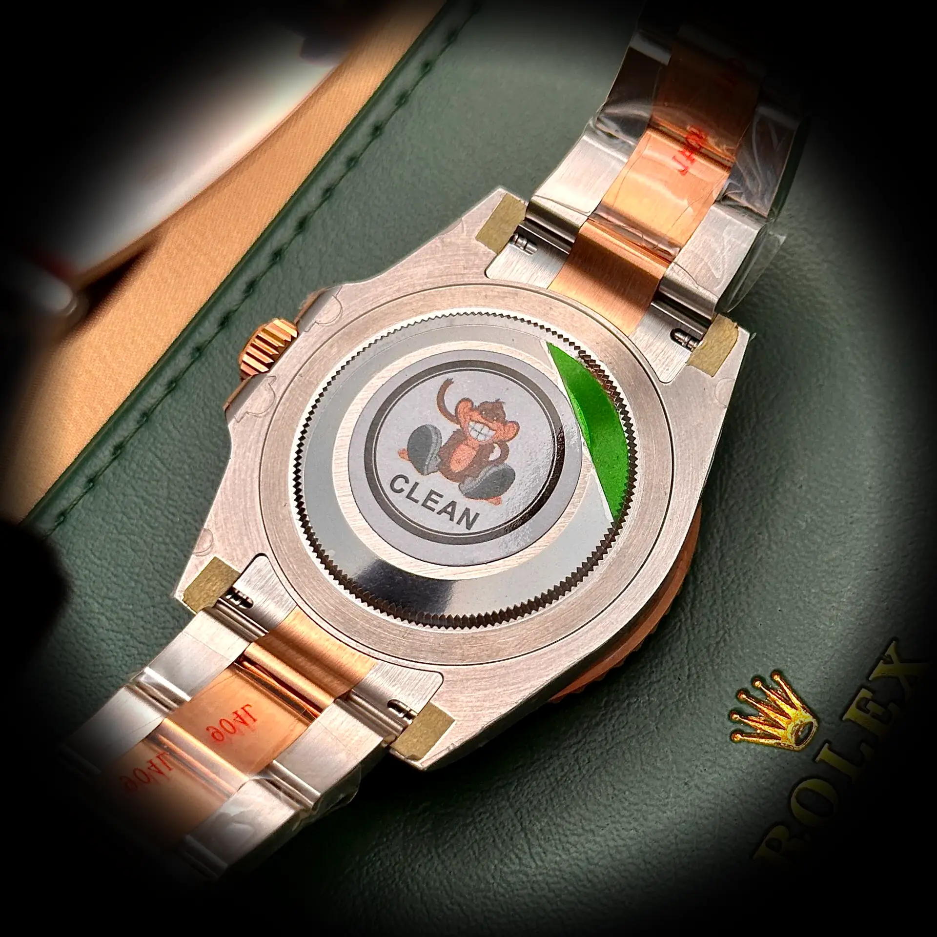 Rolex GMT-Master 126711CHNR clon suizo, detalle del brazalete