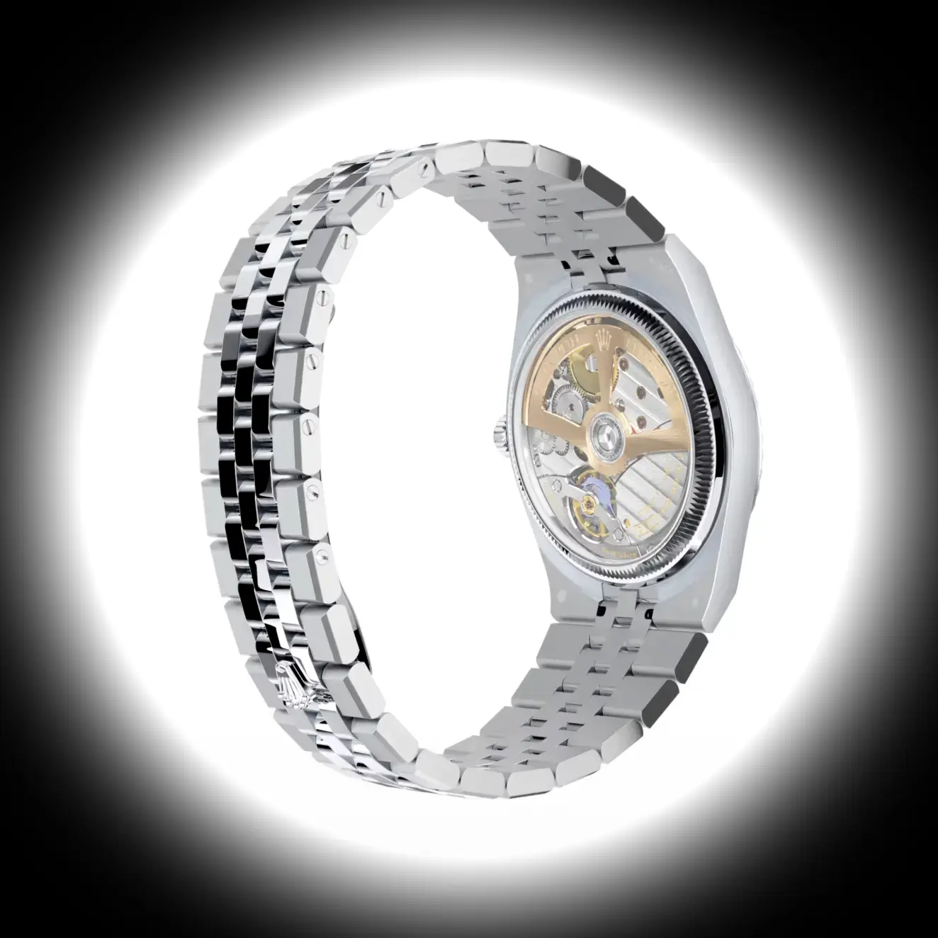 Rolex Land-Dweller 127236 clon suizo, detalle del brazalete Jubilee