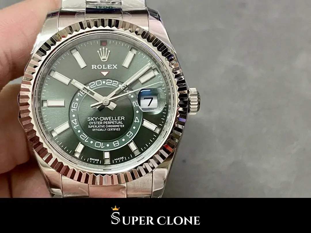 Rolex Sky-Dweller 326238 replica, detalle del brazalete Oyster