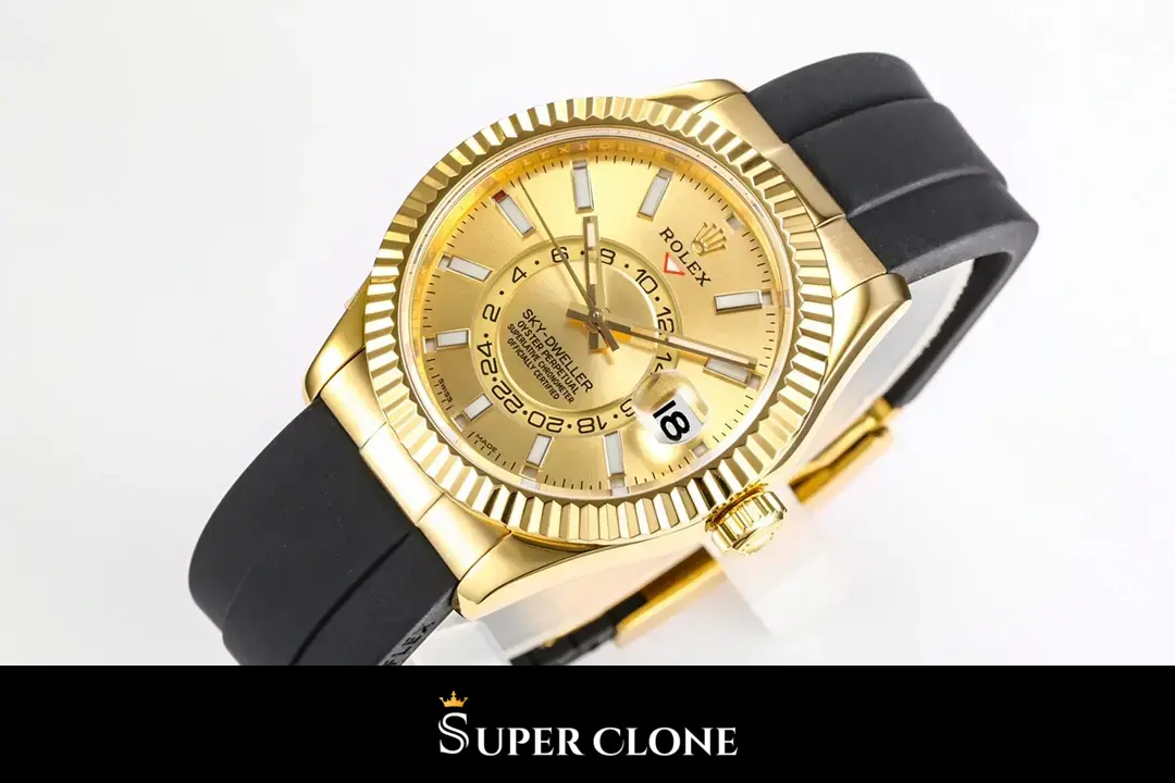 Rolex Sky-Dweller 326238 replica champán - vista 5