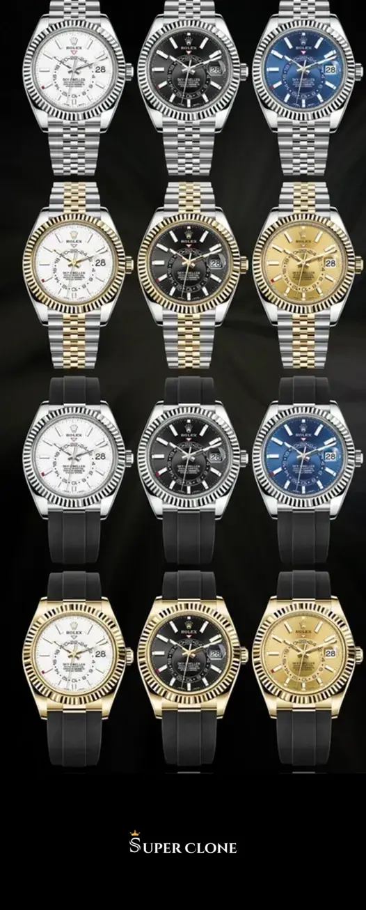 Rolex Sky-Dweller 326935 replica esfera chocolate, aperturas de mes
