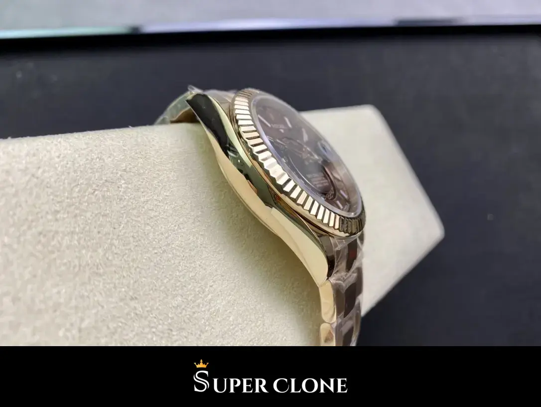 Rolex Sky-Dweller 326935 replica esfera chocolate, brazalete Oyster