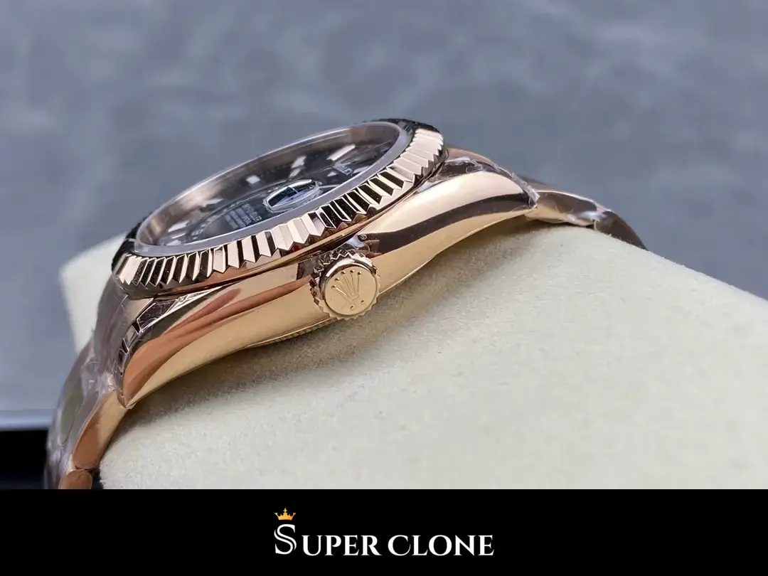 Rolex Sky-Dweller 326935 replica, vista 7, esfera pizarra