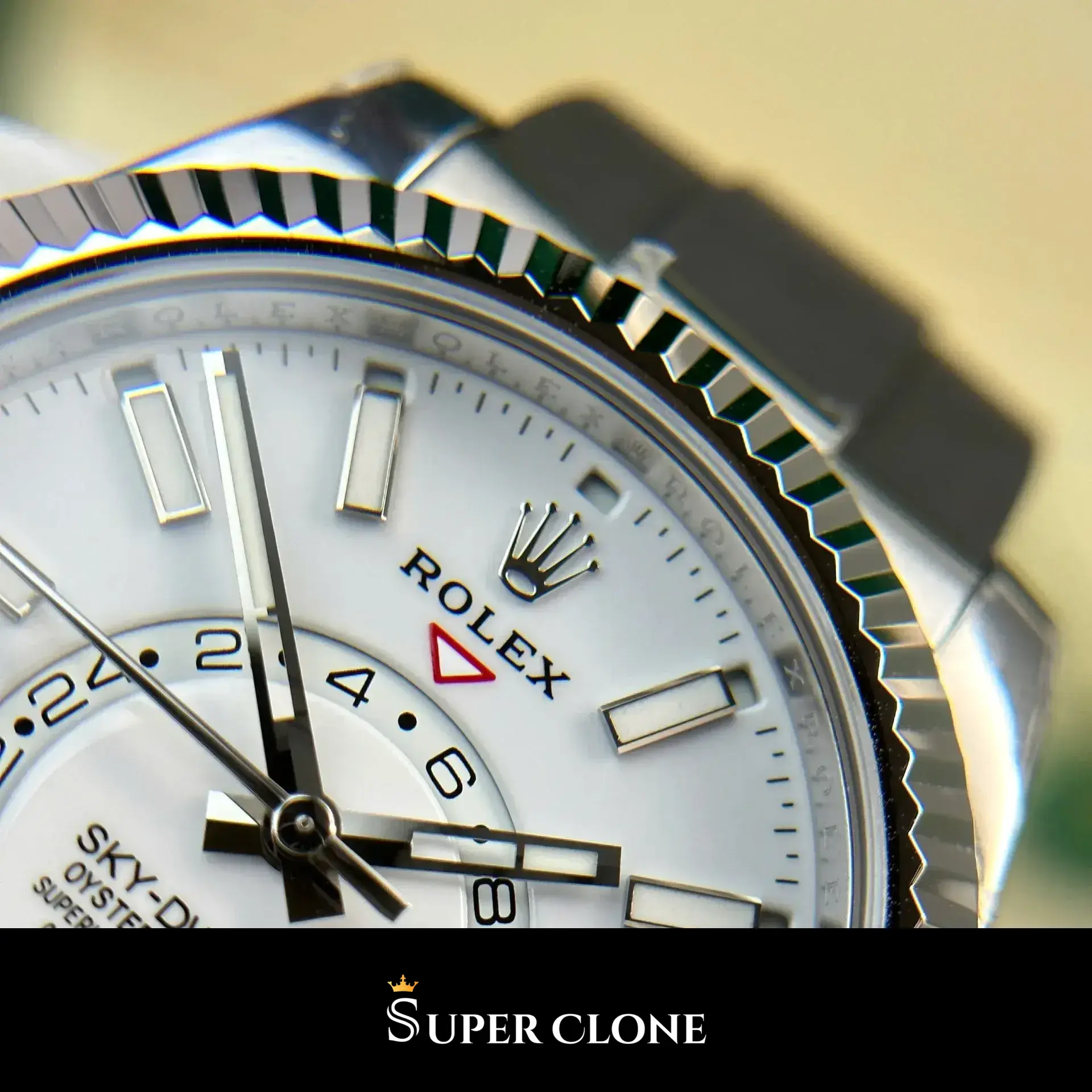 Rolex Sky-Dweller 336239 replica, esfera blanco intenso, vista 8