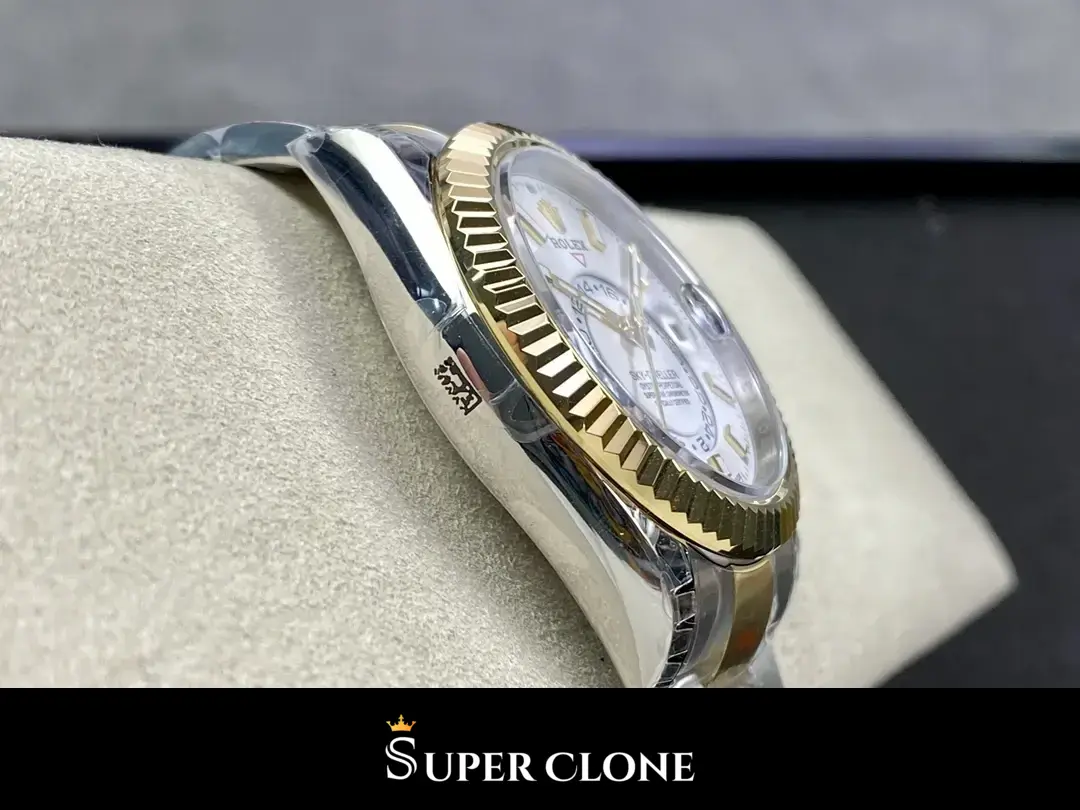 Rolex Sky-Dweller 336933 réplica, esfera blanco intenso, vista 7