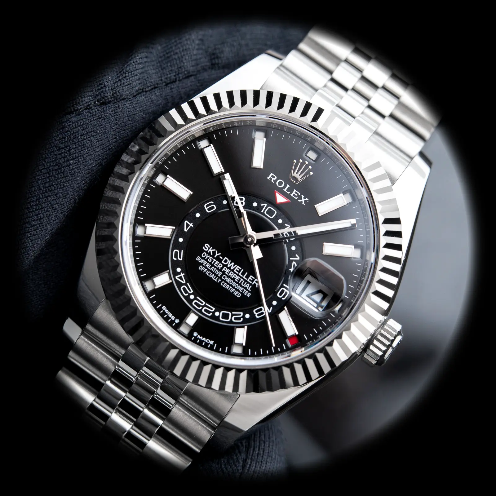 Rolex Sky-Dweller 336934 clon suizo, detalle del brazalete