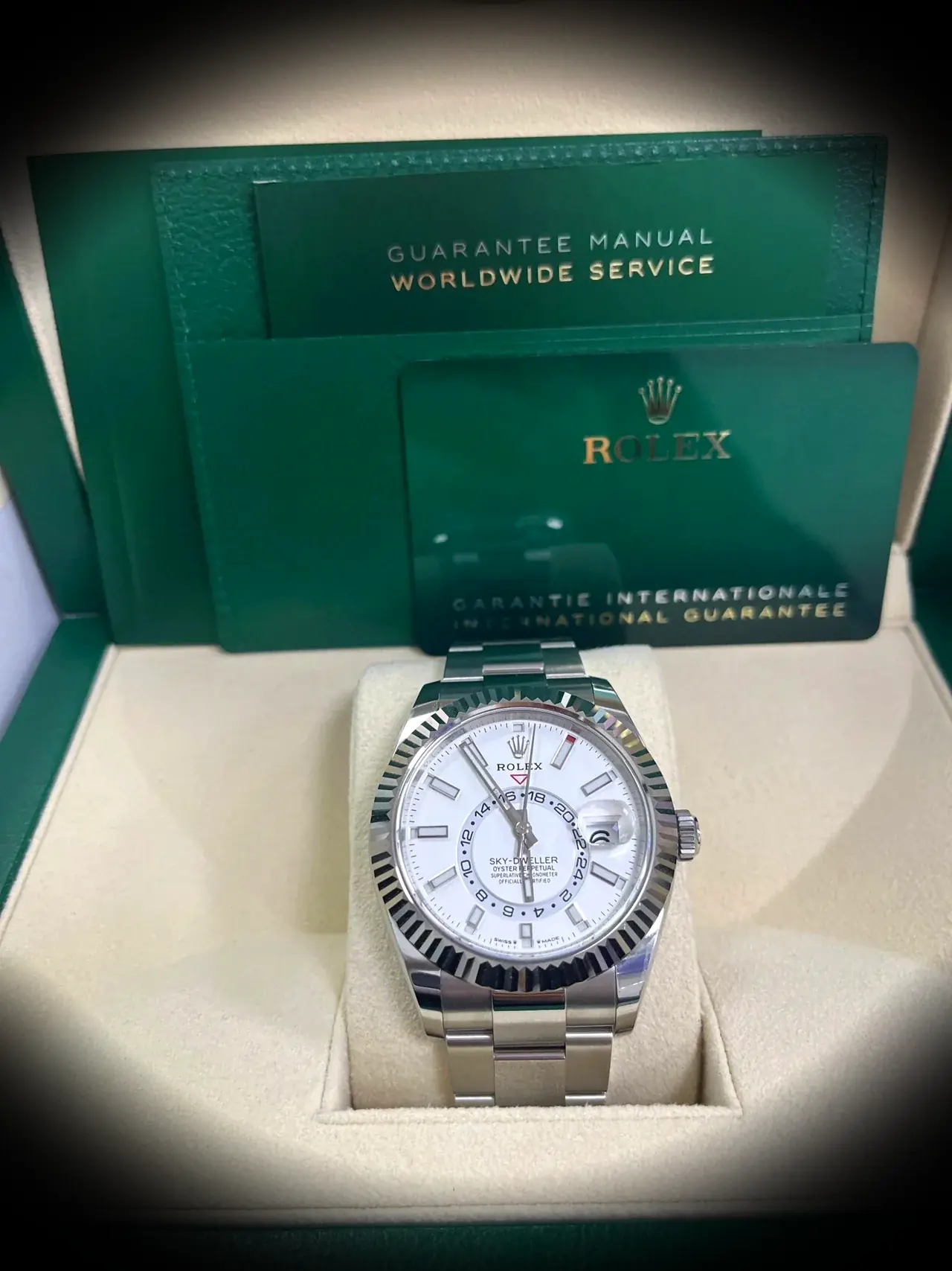 Rolex Sky-Dweller 336934 super clon suizo, perfil lateral