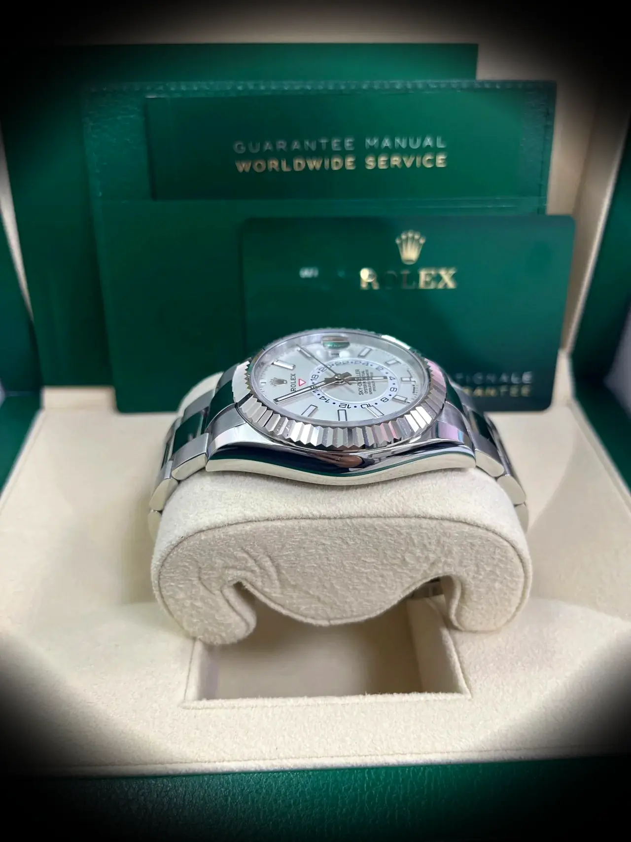 Rolex Sky-Dweller 336934 super clon 42mm, foto en la muñeca