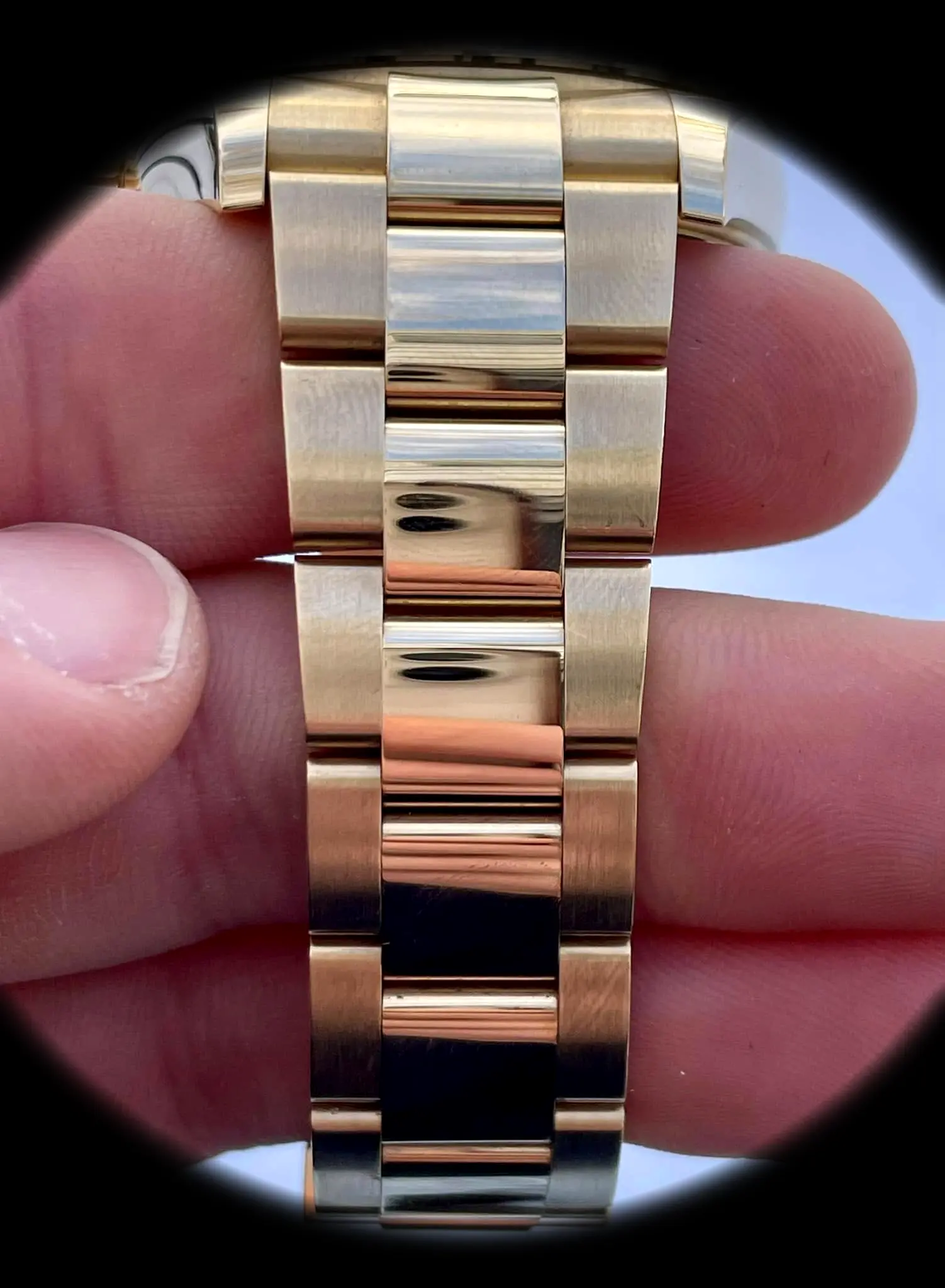 Rolex Sky-Dweller 336938 super clon suizo 42mm, foto en la muñeca